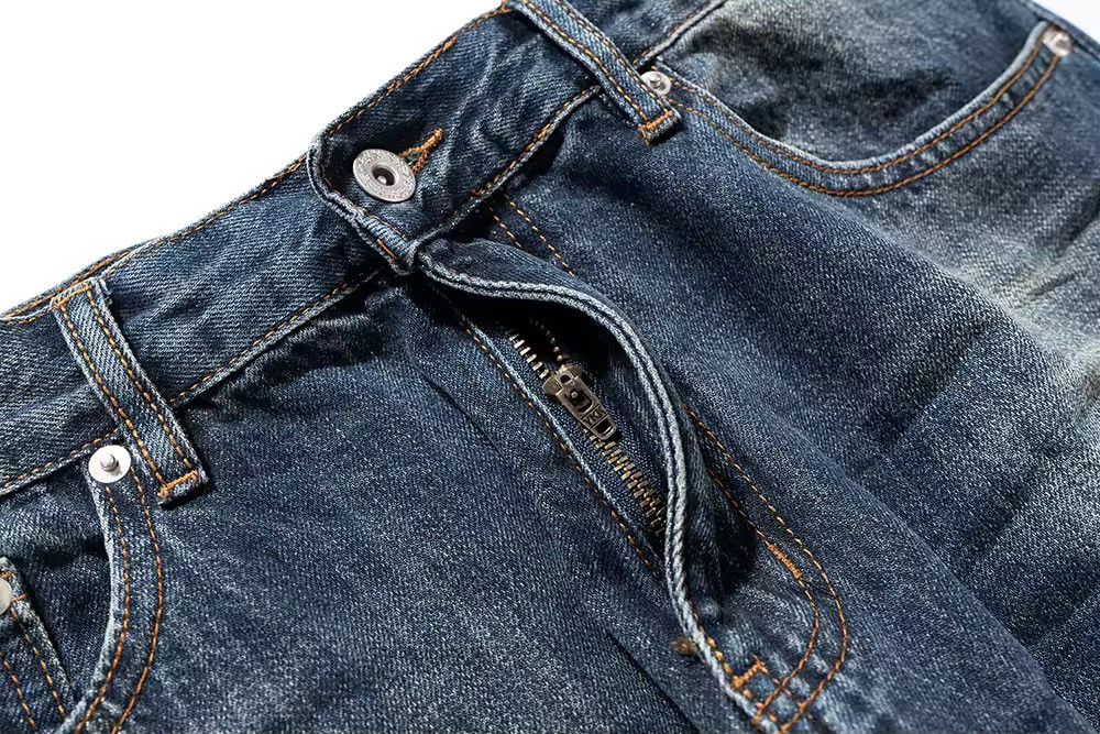Japanese Brand × Jean Vintage Baggy Washed Hole Boot Cut Size US 31 - 4 Thumbnail