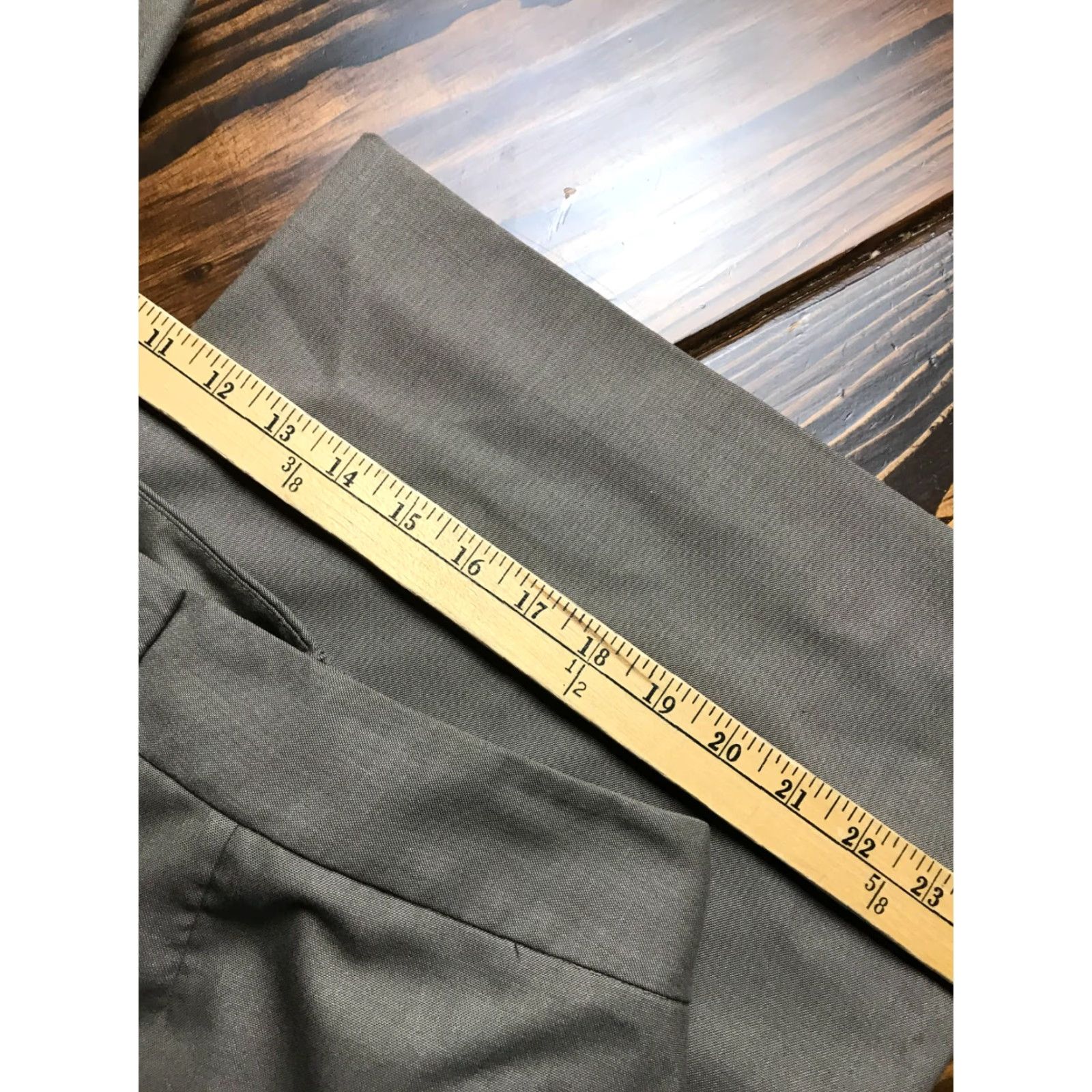 Evan Picone VINTAGE Evan Picone Pants, Women's Plus Size 20, Brown, Dress Pants, Straight Leg Size 42" / US 20 - 3 Thumbnail