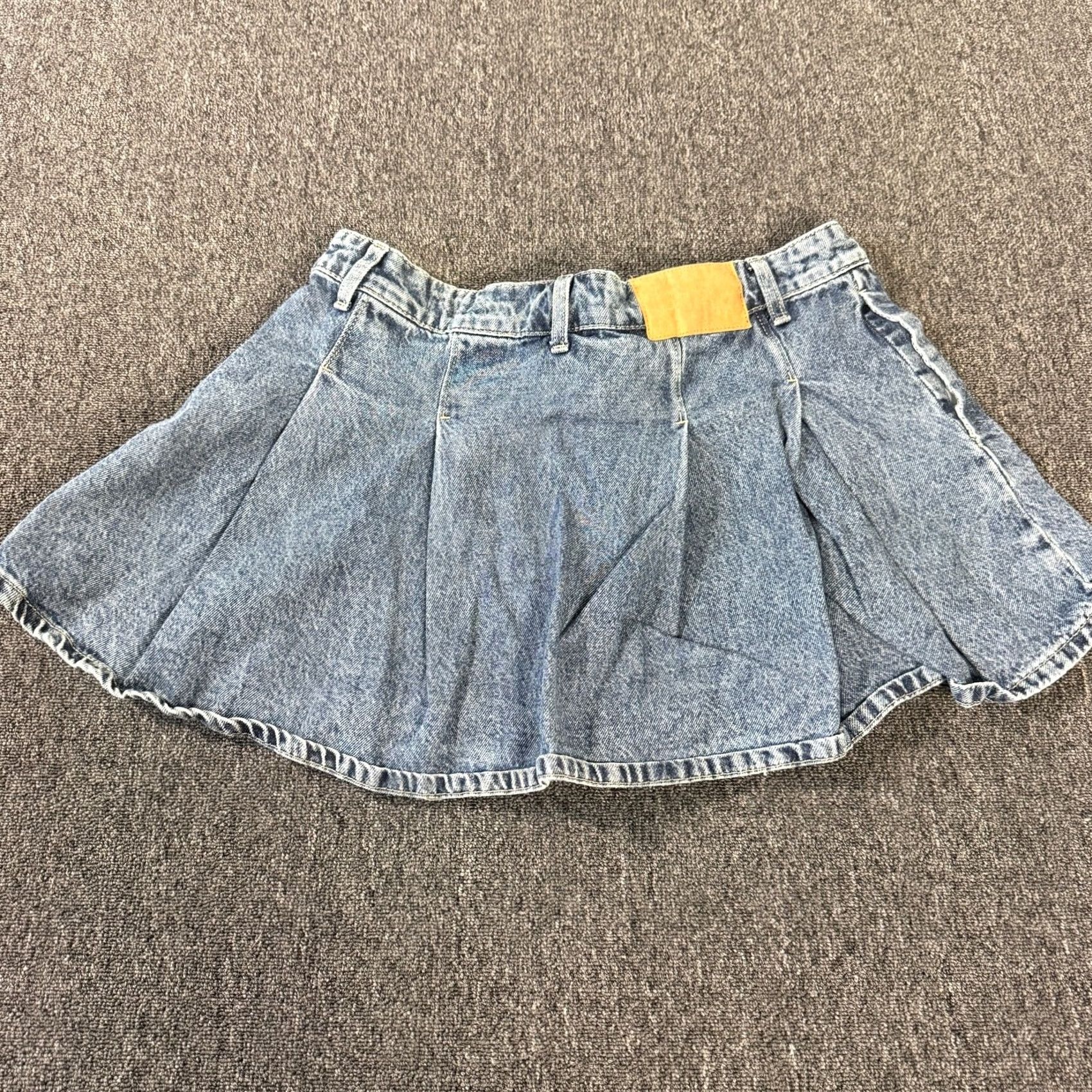 Vintage VINTAGE Y2K Denim Flare Skater Blue Mini Jean Skirt Women 30 Cotton On Skirt, Women, XS? Size 30" / US 8 / IT 44 - 2 Thumbnail