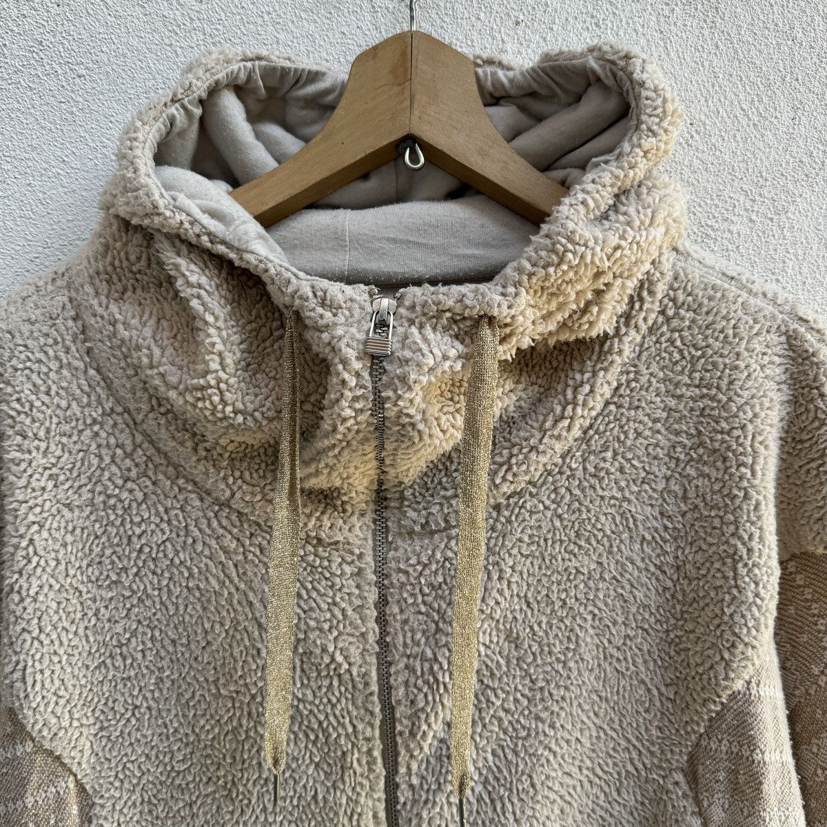 Frapbois Frapbois Zip Up Sherpa Hoodie Size US M / EU 48-50 / 2 - 2 Thumbnail