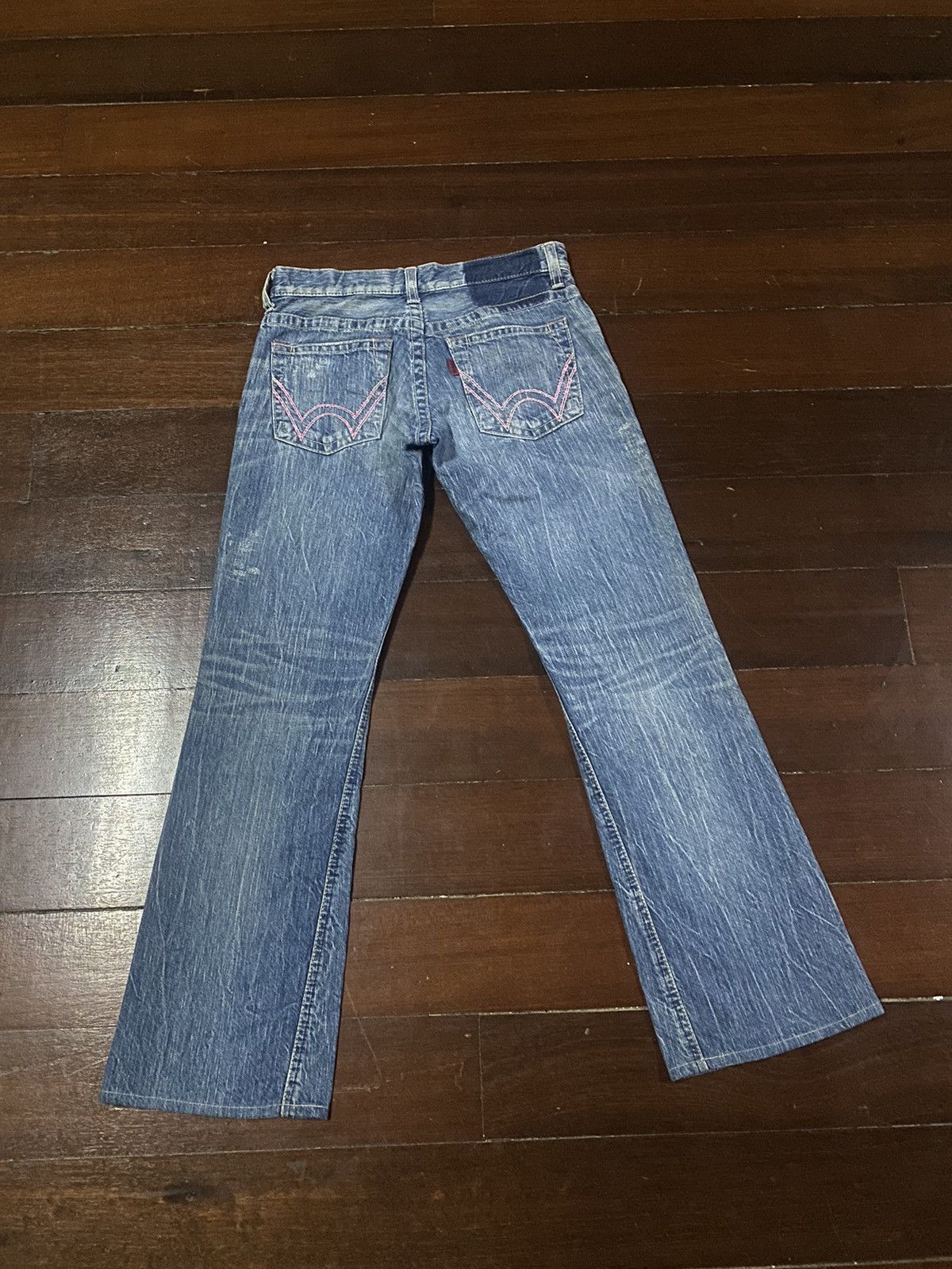Edwin × If Six Was Nine × Japanese Brand FIRE 🔥 FLARE EDWIN 503 BLUE TRIP WIDE LEG BOOTCUT Size 32" / US 10 / IT 46 - 1 Thumbnail