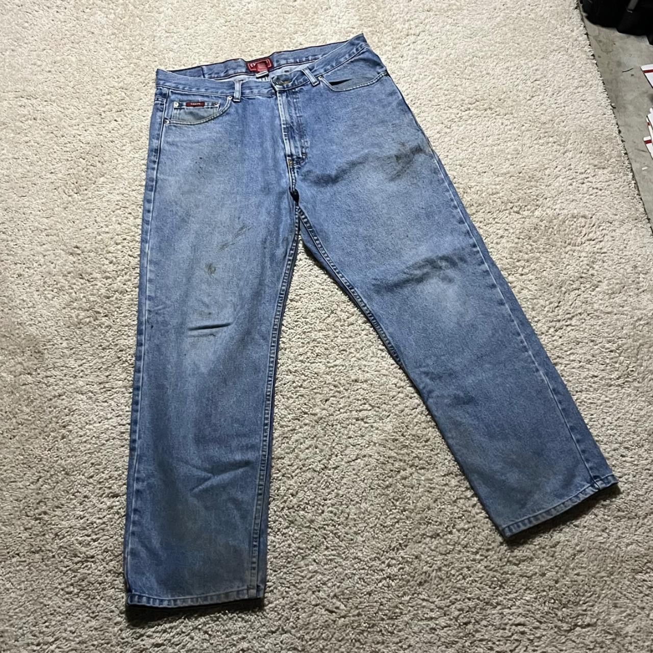 Chaps Chaps Denim Jeans - Light Blue - Size 36x30 Size US 36 / EU 52 - 1 Thumbnail