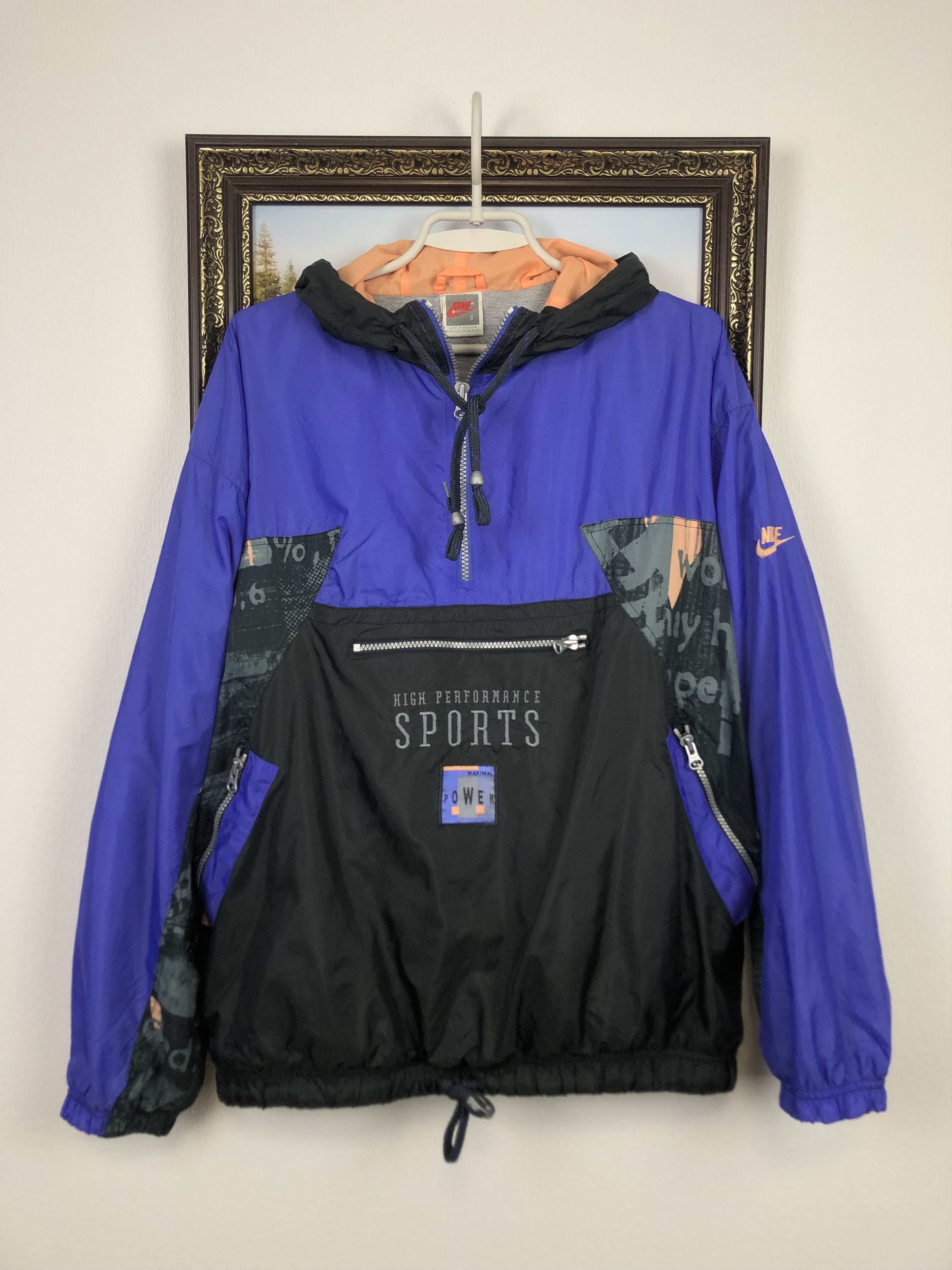 Nike Vintage Nike Sport Jacket Track Top Rare Hype Swoosh Size US S / EU 44-46 / 1 - 1 Thumbnail