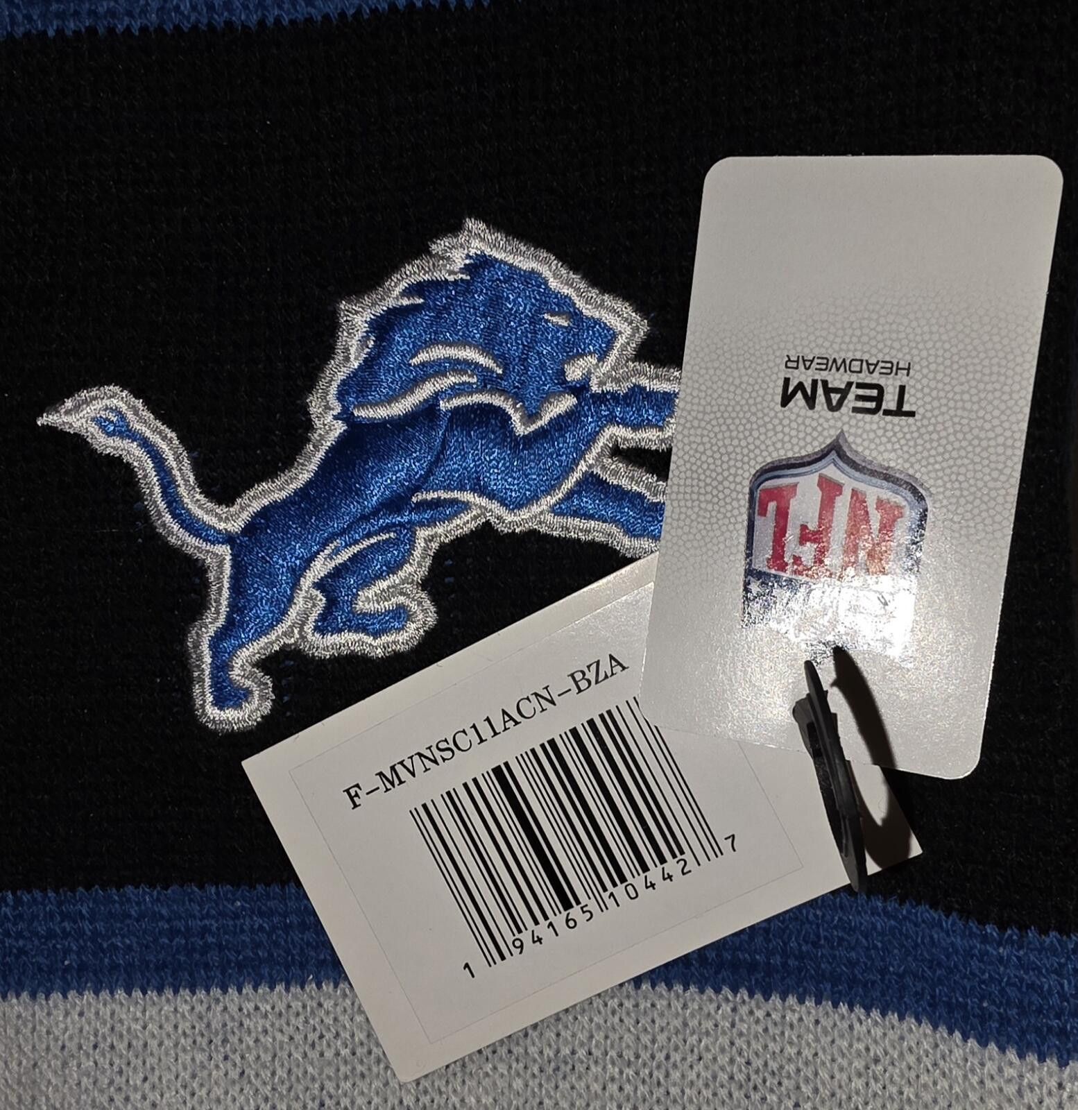 Other Detroit Lions NFL Knit Scarf with Tassels Size ONE SIZE - 1 Thumbnail