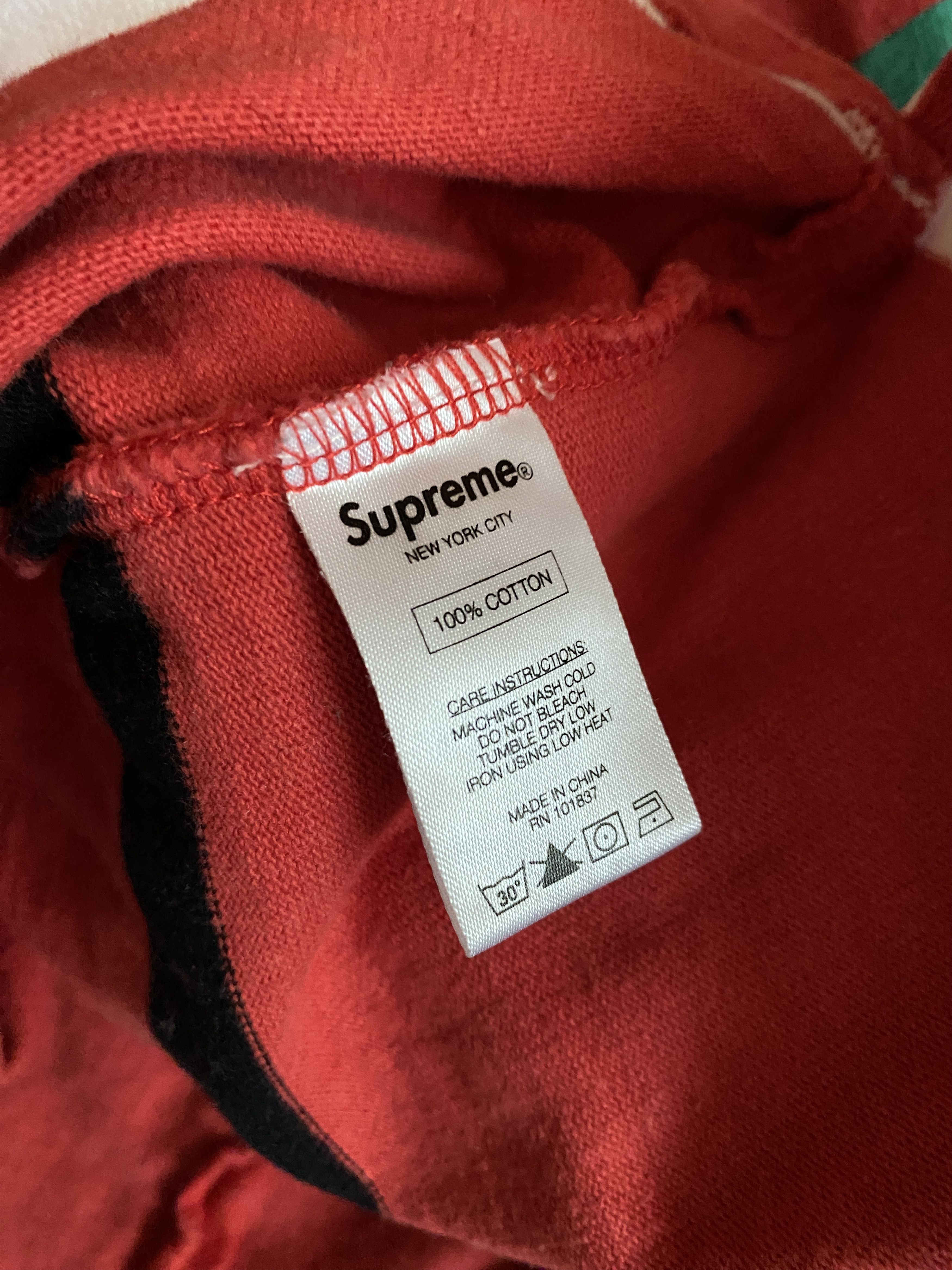 Supreme Striped Rugby FW16 Size US M / EU 48-50 / 2 - 5 Thumbnail