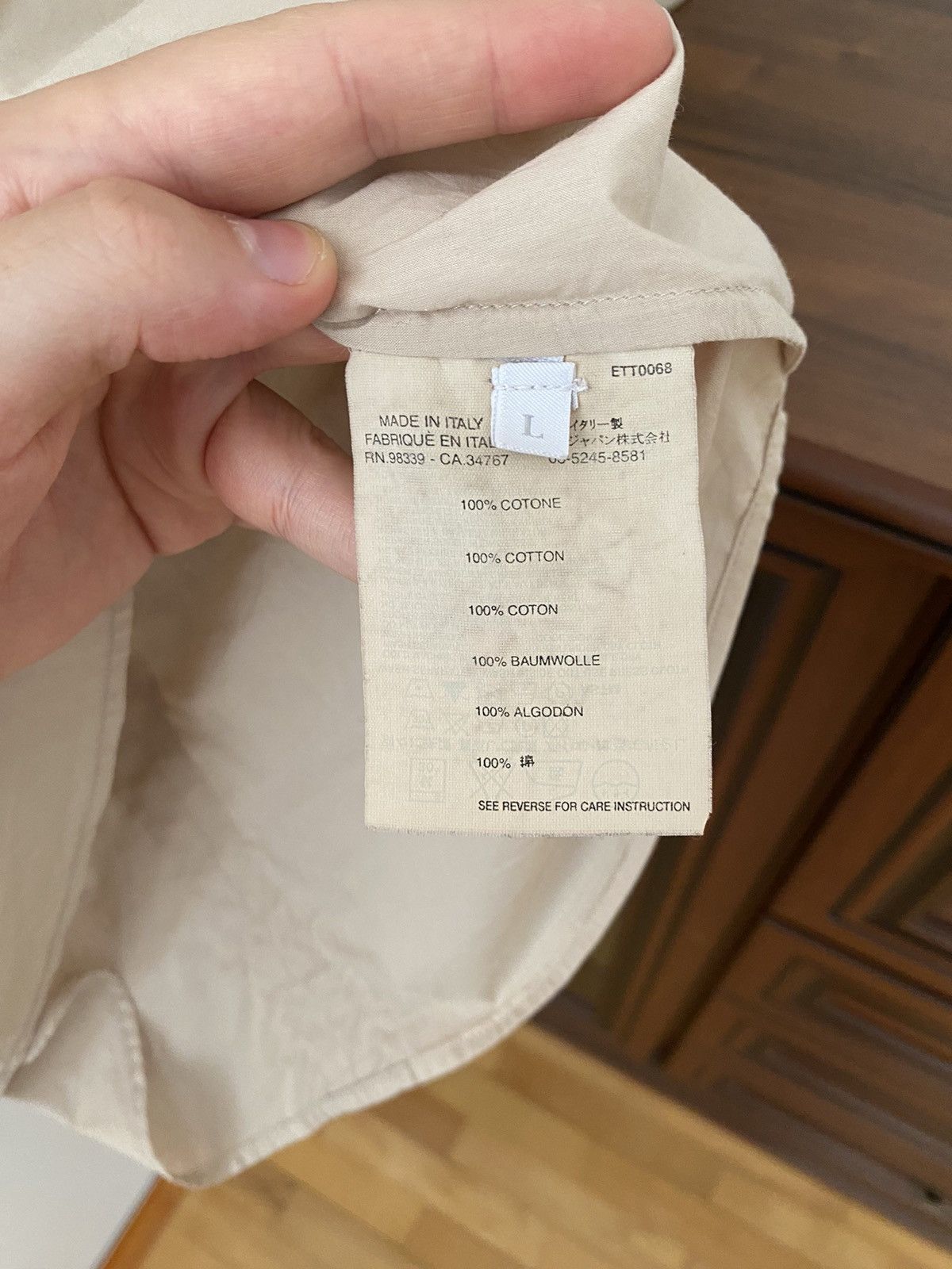 Prada Prada Red Tab Shirt Button Up Size US M / EU 48-50 / 2 - 8 Thumbnail