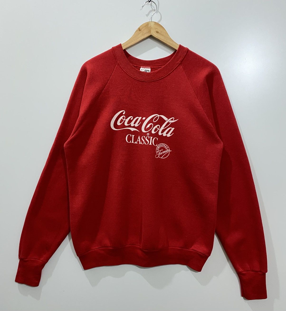 Vintage vintage 1980s or 1990s Coca-Cola Classic crewneck sweatshirt Size US L / EU 52-54 / 3 - 1 Thumbnail
