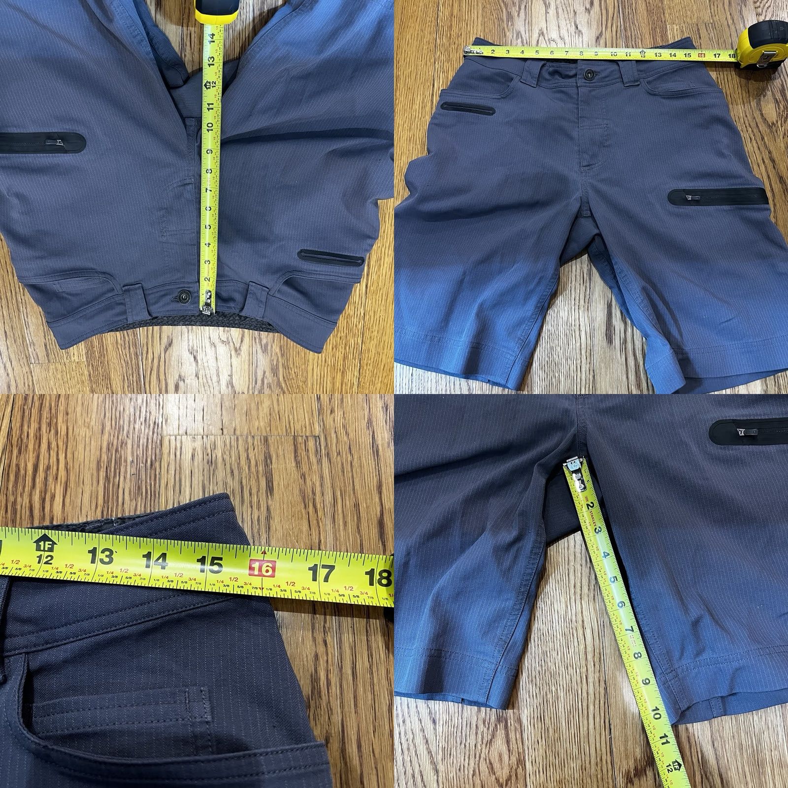 Lululemon Lululemon Cadence Commute Shorts Mens Cargo Utility Gray 32 10” Inseam Zip Pockets Size US 32 / EU 48 - 8 Thumbnail