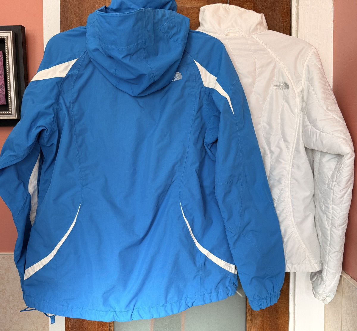 The North Face The North Face VINTAGE Hyvent Triclimate 3 in 1 Cyan/White Jacket Size L / US 10 / IT 46 - 10 Thumbnail