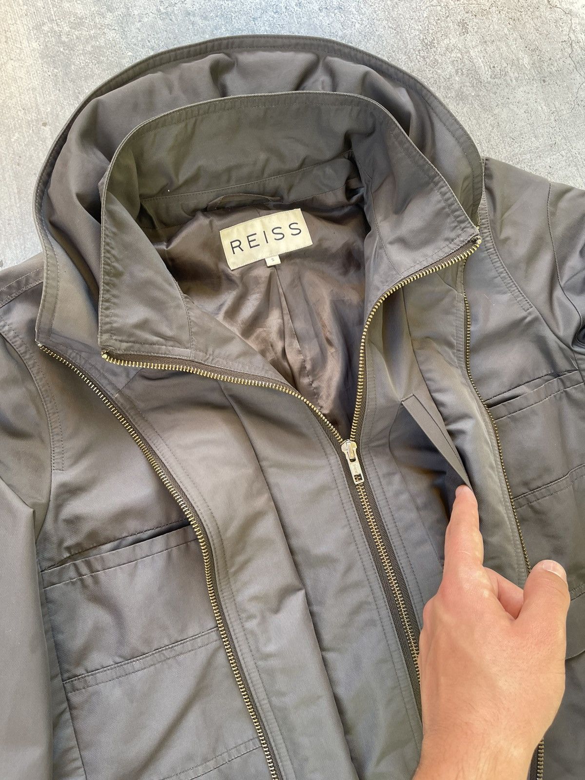 Reiss × Vintage Reiss vintage jacket nylon zip rare multi S Size US S / EU 44-46 / 1 - 11 Thumbnail