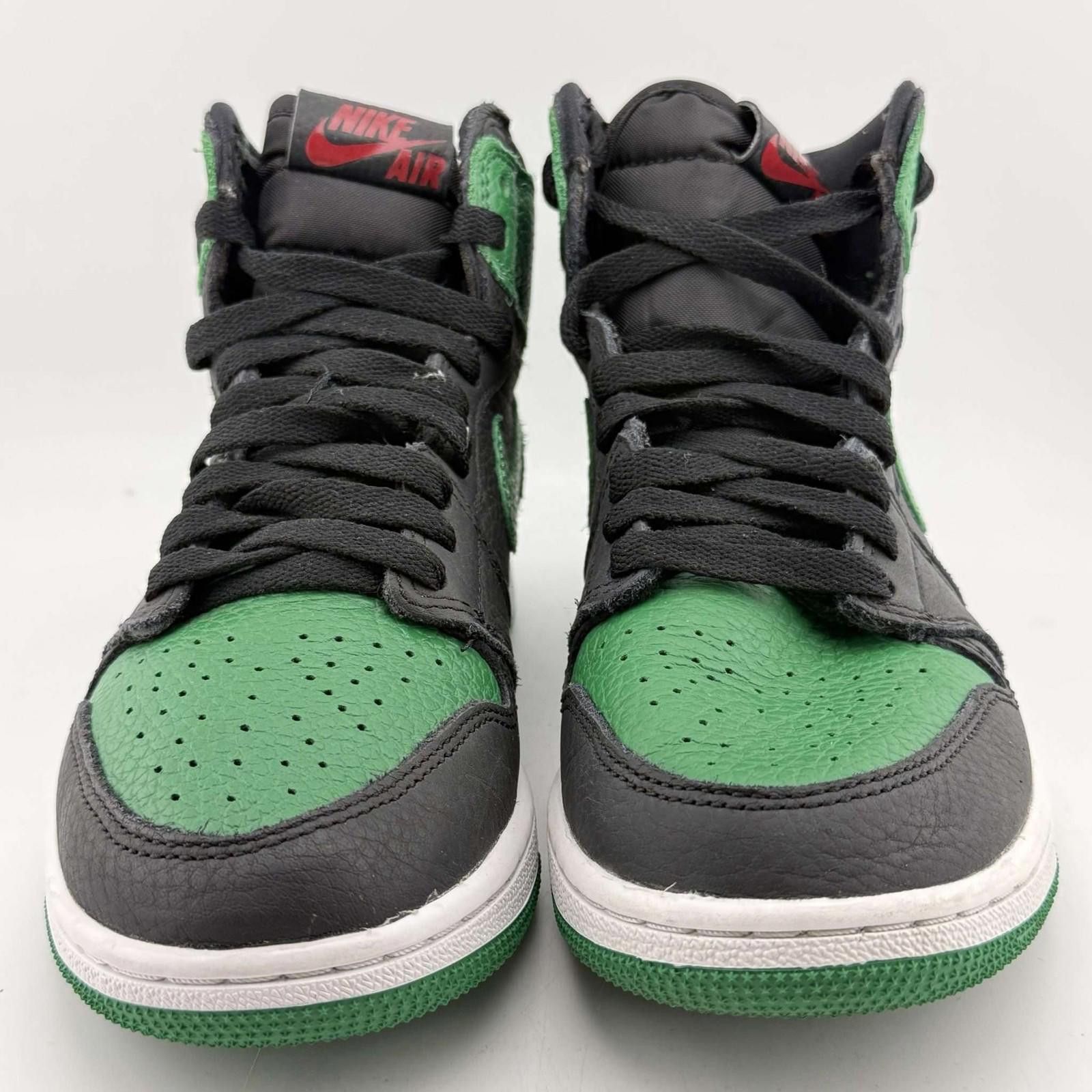 Nike Nike Air Jordan 1 Pine Green Black 4.5Y Used OG Box D2290 Size US 5 / EU 37 - 3 Thumbnail