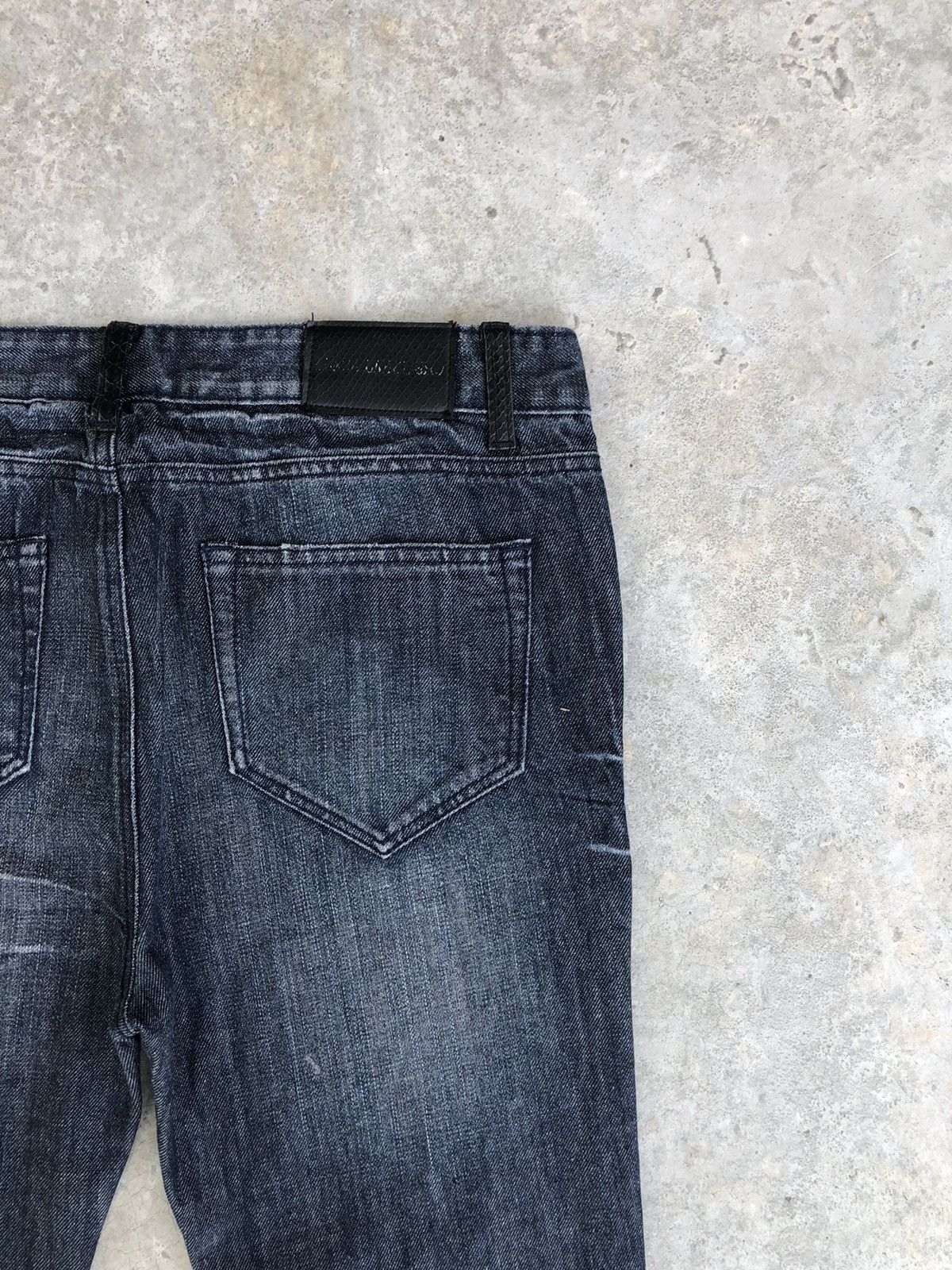 Y2k Blacklabel Sho Flared Jeans Distressed Jeans