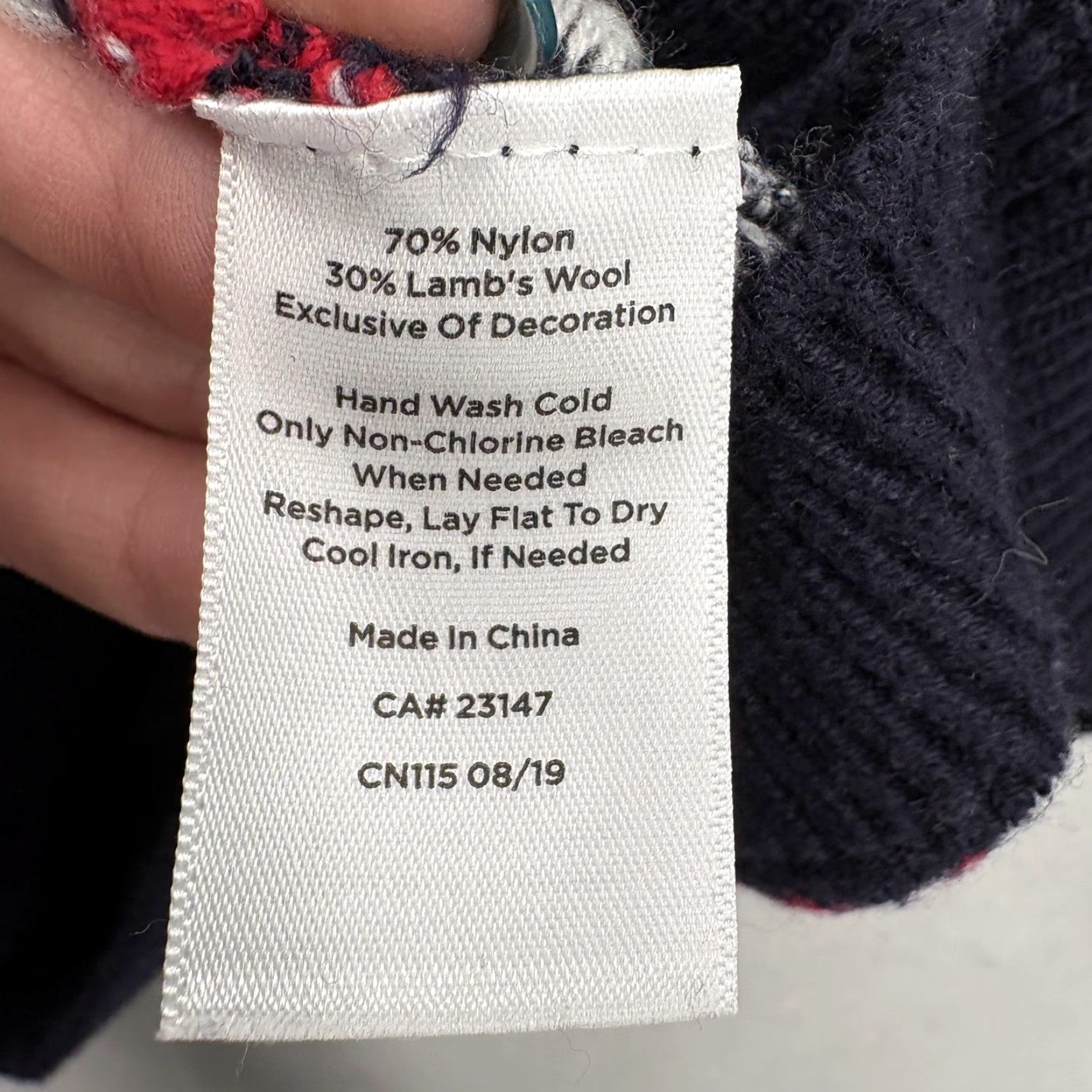 Talbots Talbots Sweater Womens Small Gray Fair Isle Robin Bird Christmas Knit Lambswool Size S / US 4 / IT 40 - 5 Thumbnail