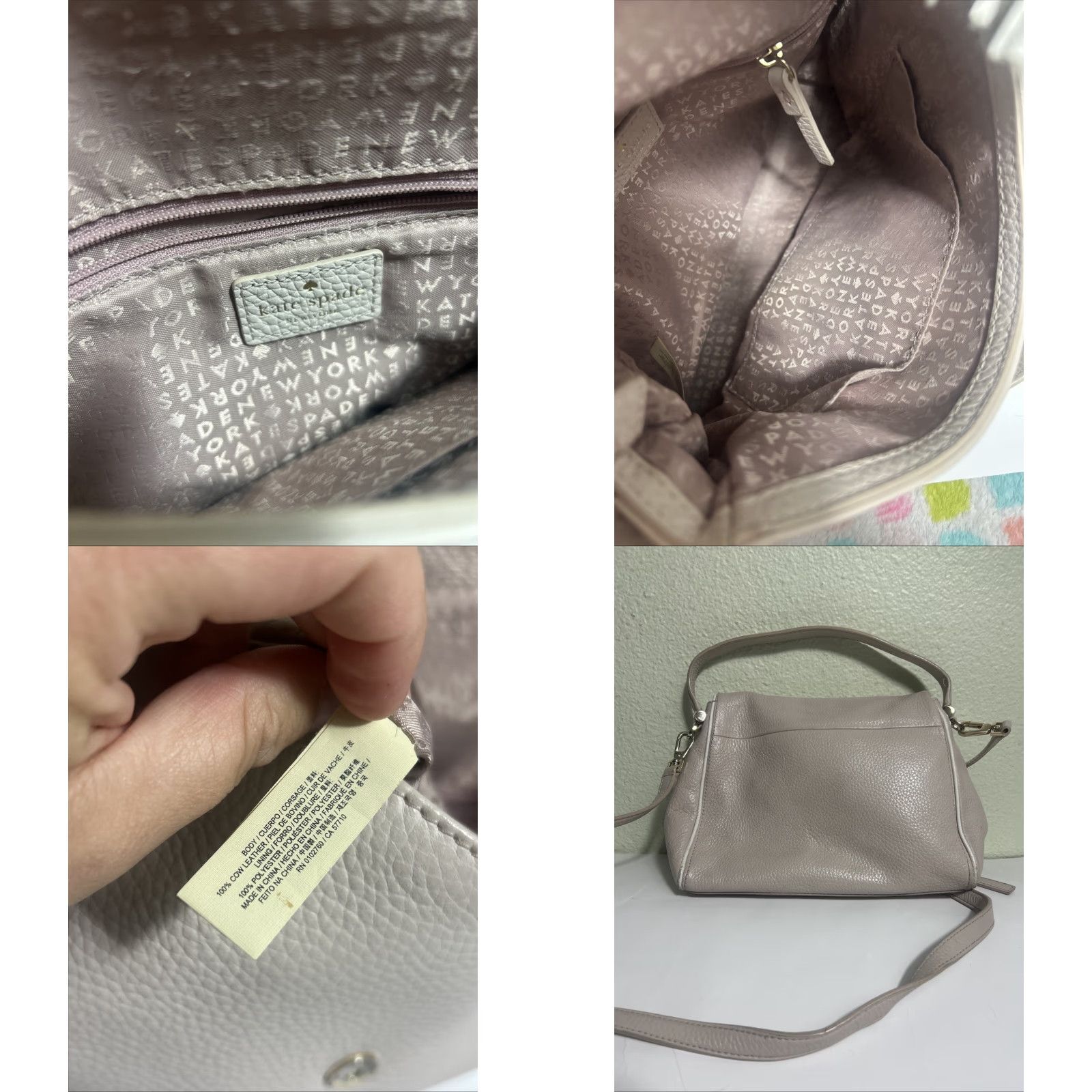 Vintage VINTAGE: No (omit) Kate Spade New York Chester Street Miri Blush Leather Shoulder Crossbody Purse Size ONE SIZE - 10 Thumbnail