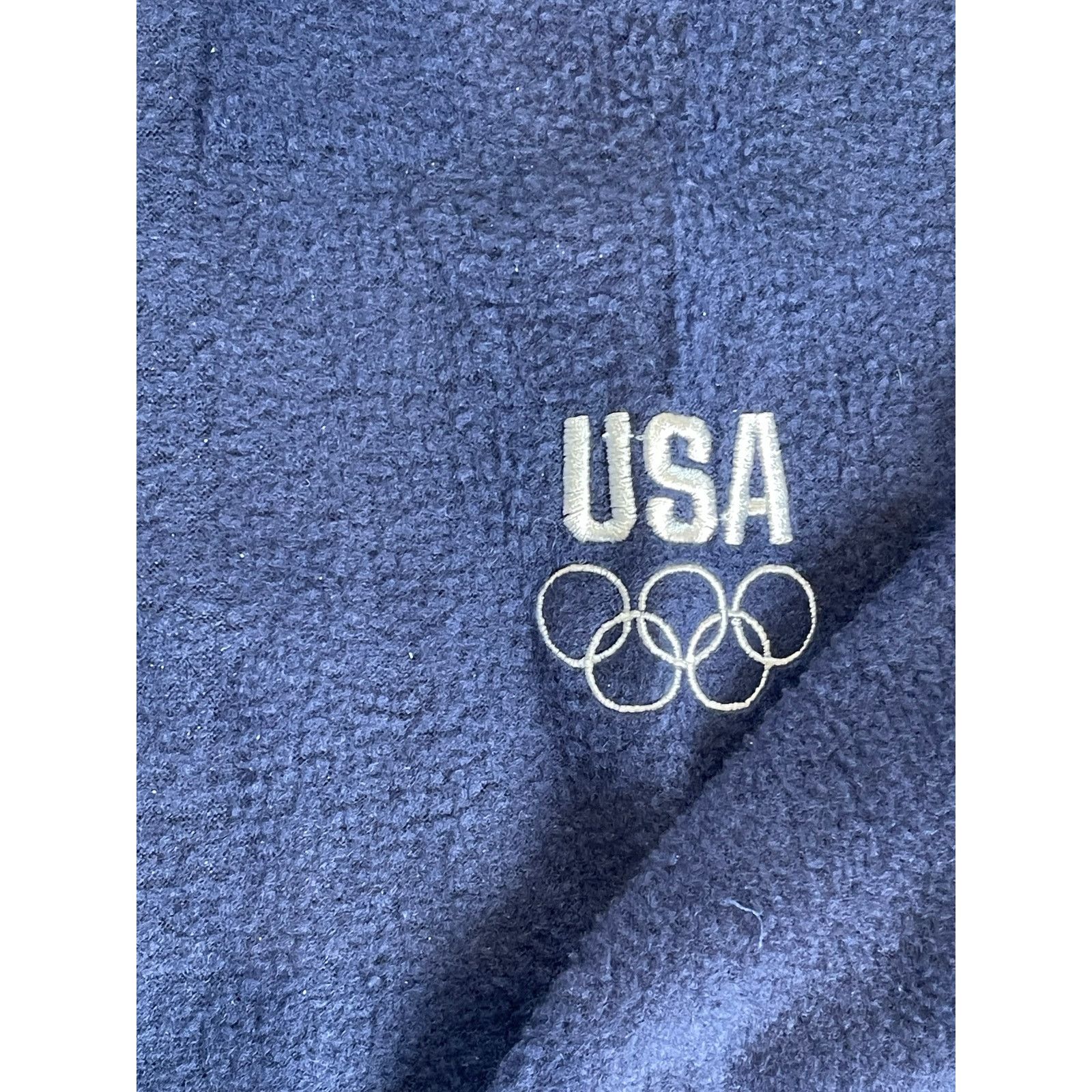 Vintage Team USA Vintage Olympic Rings Fleece Jacket XL Blue RED Size US M / EU 48-50 / 2 - 3 Thumbnail