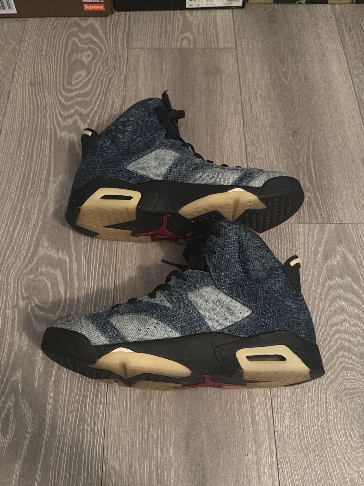 Jordan Brand 2019 jordan 6 washed denim Size US 10.5 / EU 43-44 - 2 Thumbnail