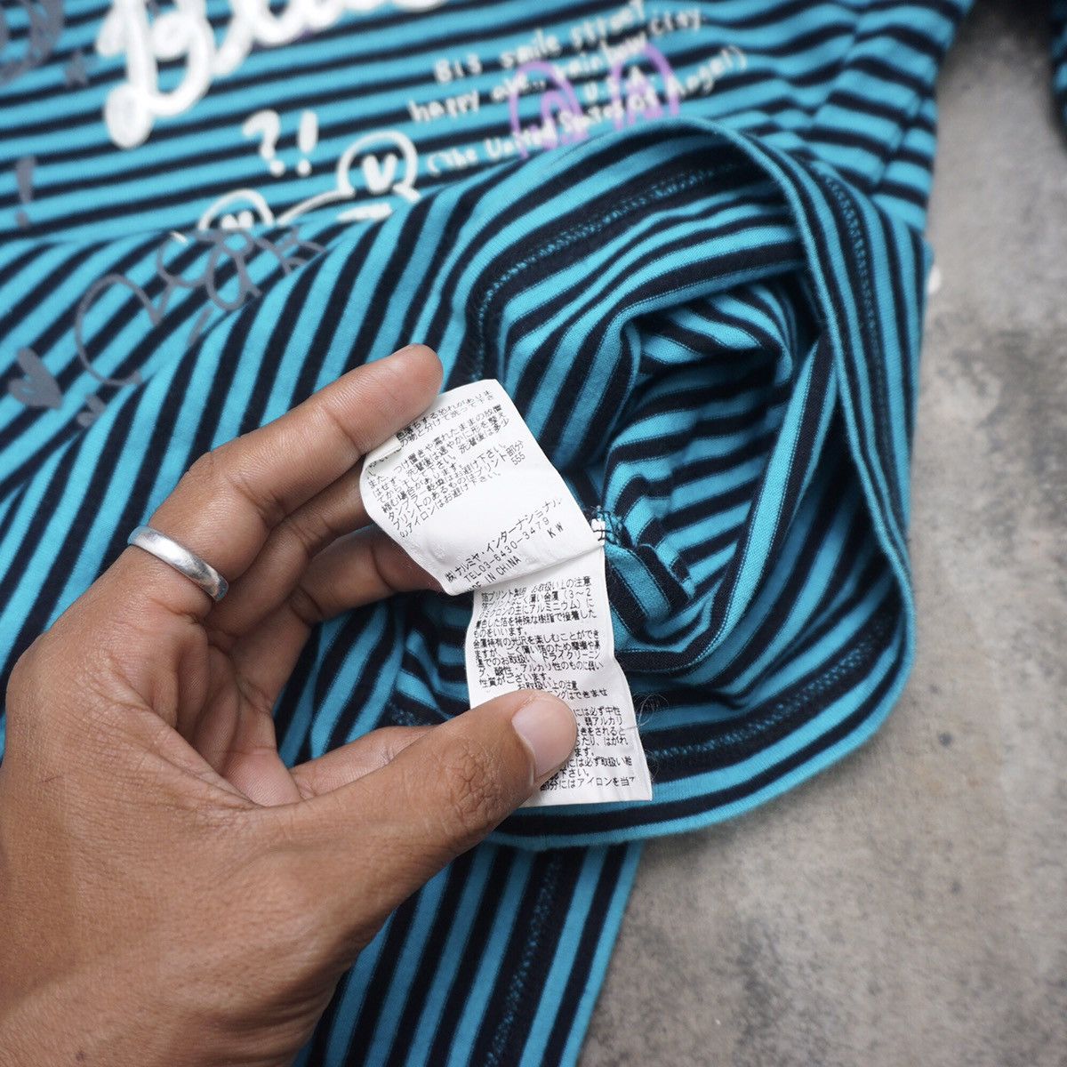 Angel Blue Y2K Stripe longsleeve Size L / US 10 / IT 46 - 6 Thumbnail