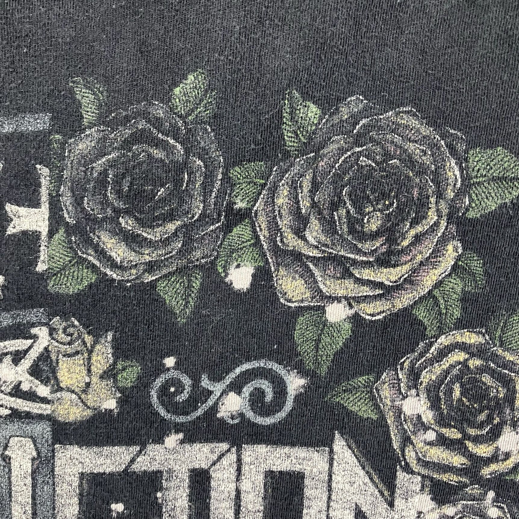 Affliction VINTAGE Affliction Y2K T-Shirt Women Medium Black Biker Rocker Goth Motorcycle 90s Retro Size M / US 6-8 / IT 42-44 - 5 Thumbnail