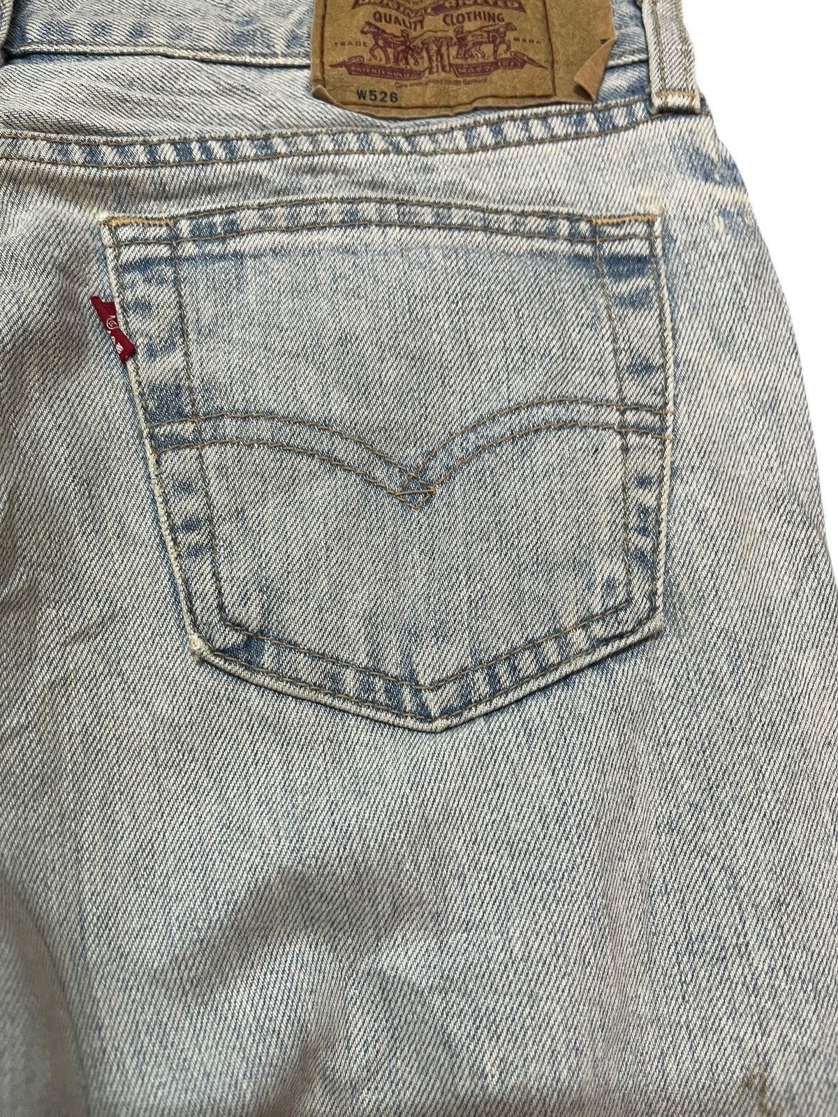 Levi's Vintage Clothing Vintage Levi’s 526-03 Flare Bootcut Faded Denim Size US 30 / EU 46 - 7 Thumbnail