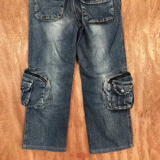 Japanese Brand HapHazard Blue 3D Multipocket Denim Jeans Pants #2043DL Size US 26 / EU 42 - 10 Thumbnail