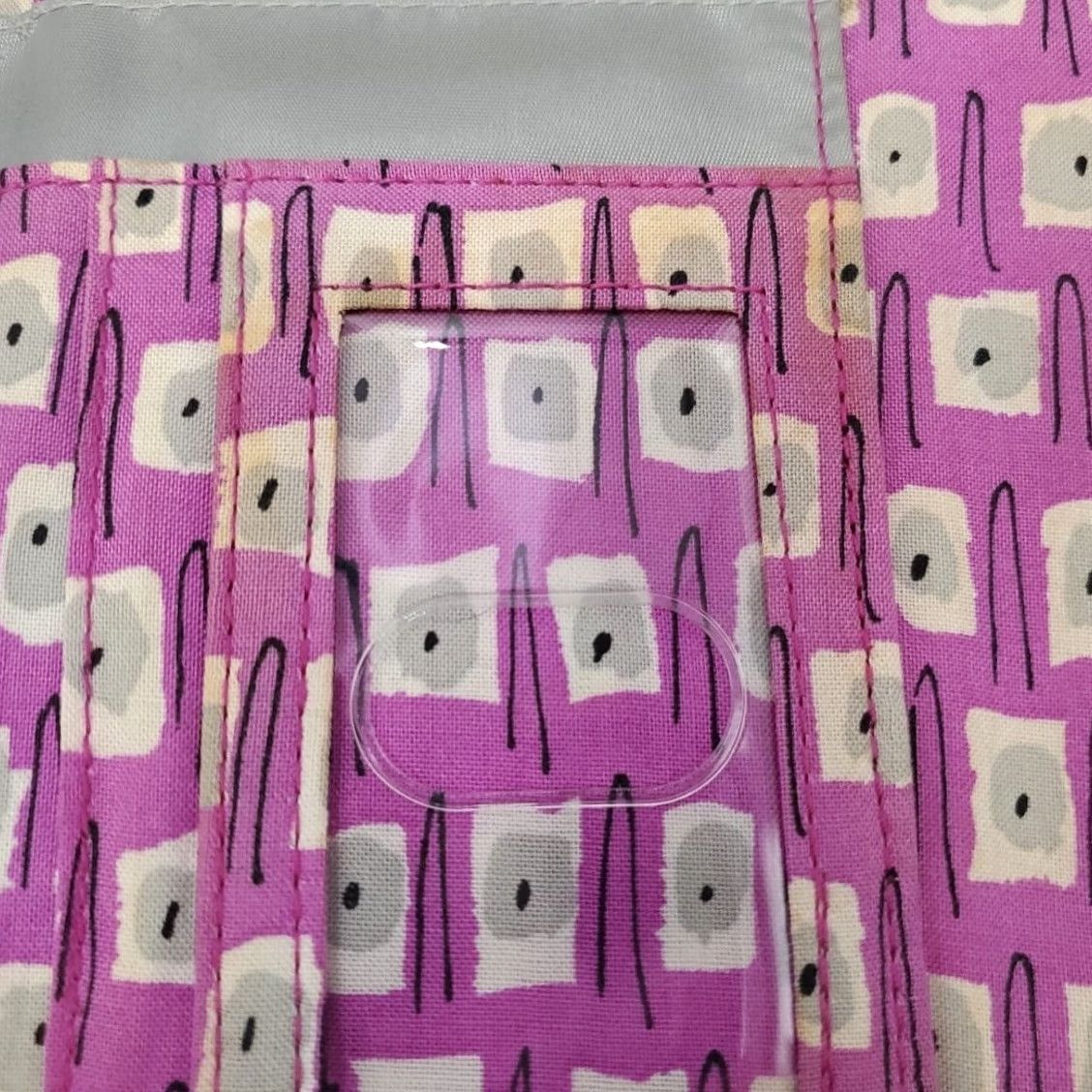 Vera Bradley Vera Bradley Trifold Wallet Watercolor Floral Cotton Quilted 3 Compartment Plus ID Slot Coin Purse Zip Wallet Womens Size ONE SIZE - 4 Thumbnail