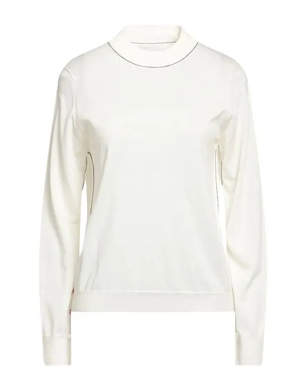 Maison Margiela o1y0625 Crewneck Sweater in White Size M / US 6-8 / IT 42-44 - 1 Thumbnail