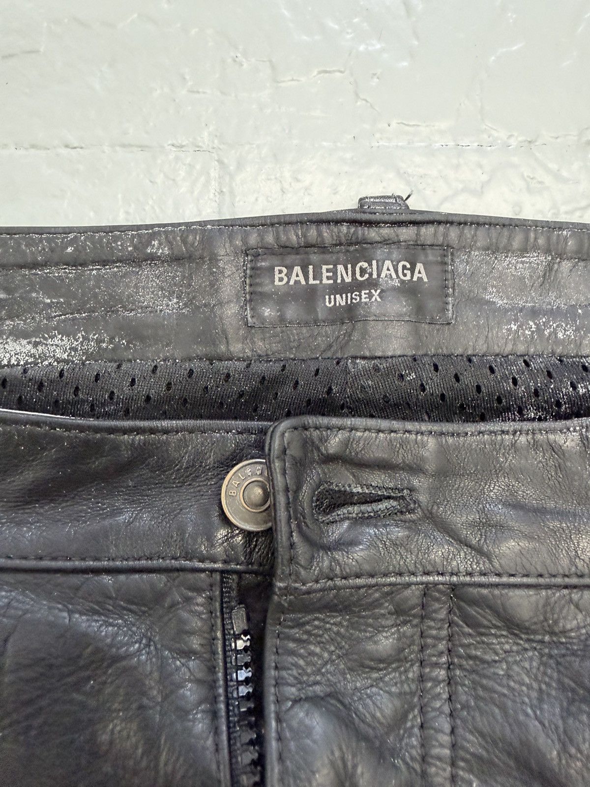 Balenciaga Balenciaga Biker Moto Pants Size US 34 / EU 50 - 2 Thumbnail
