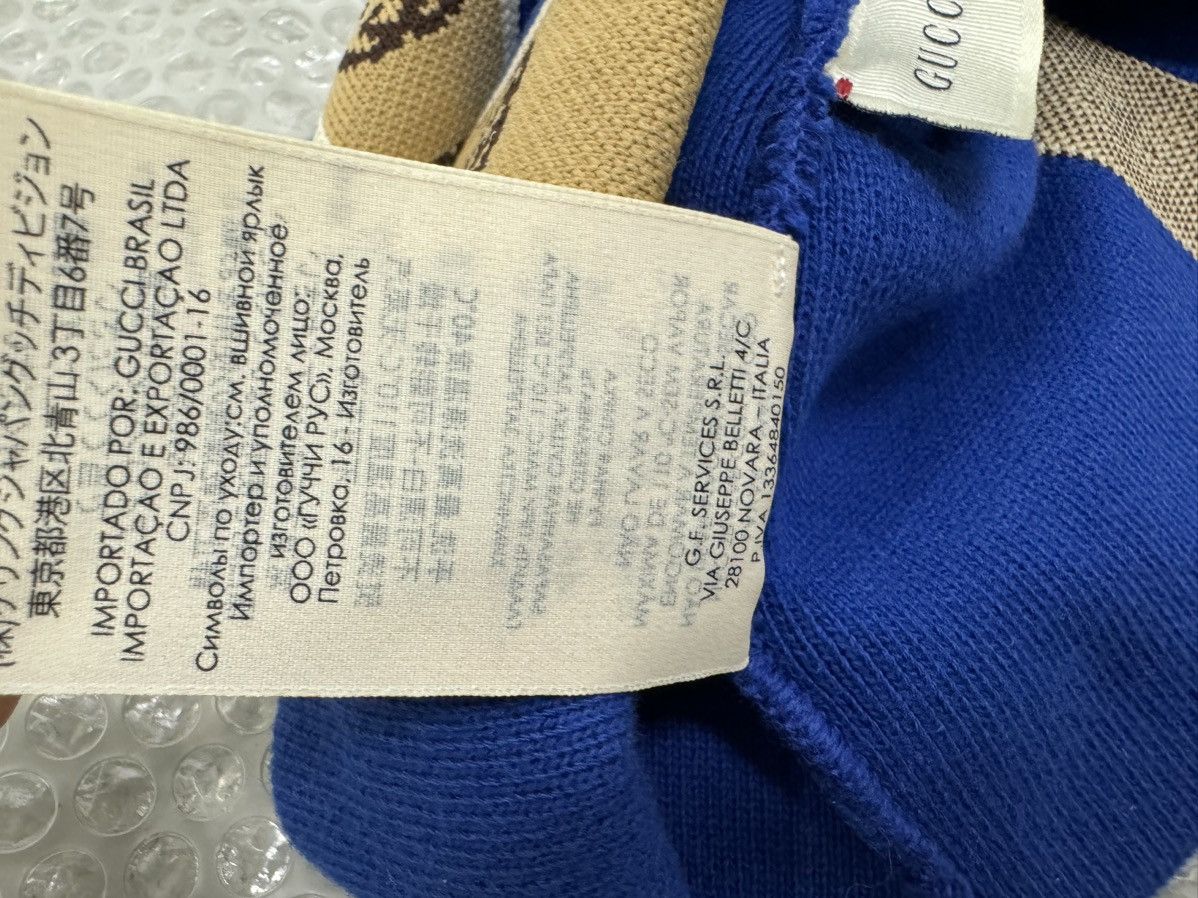 Designer × Gucci Gucci GG Blue Beanie Cap Size ONE SIZE - 7 Thumbnail