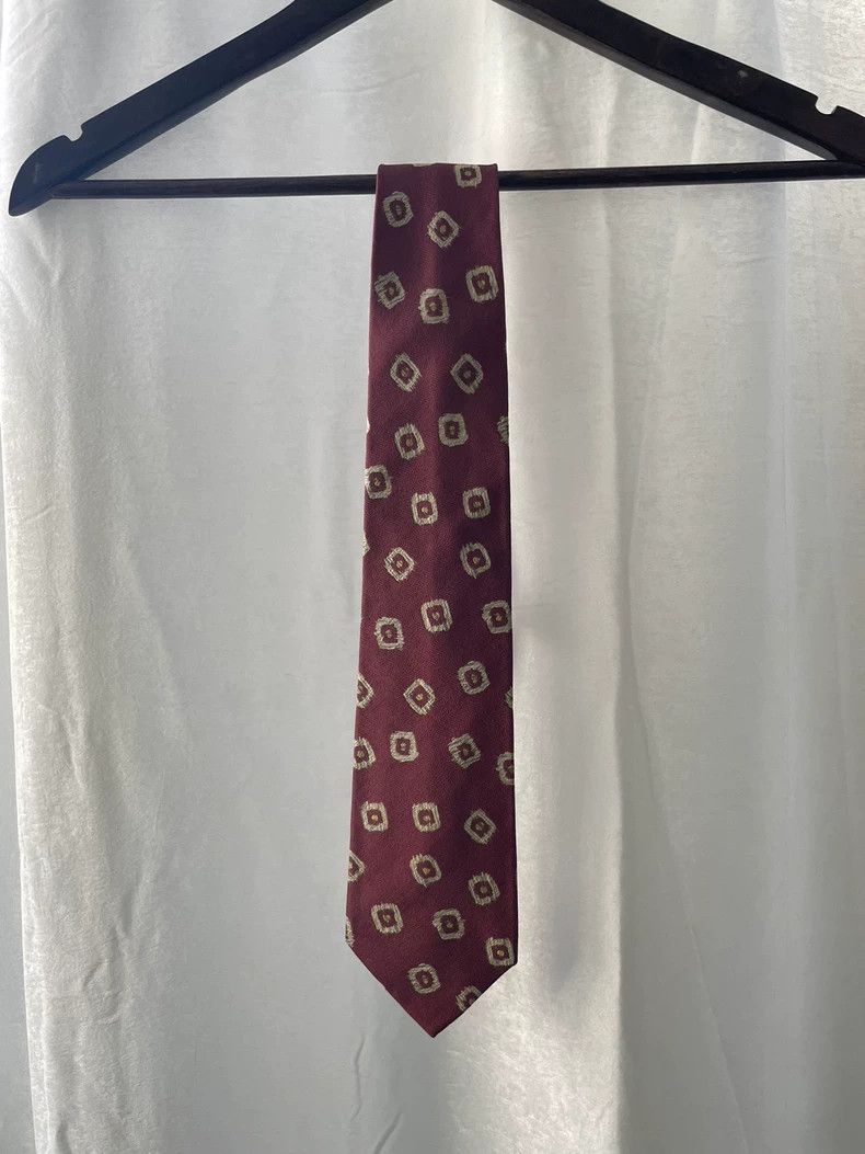 Yohji Yamamoto yohji Yamamoto Small pattern silk red tie Size ONE SIZE - 1 Thumbnail