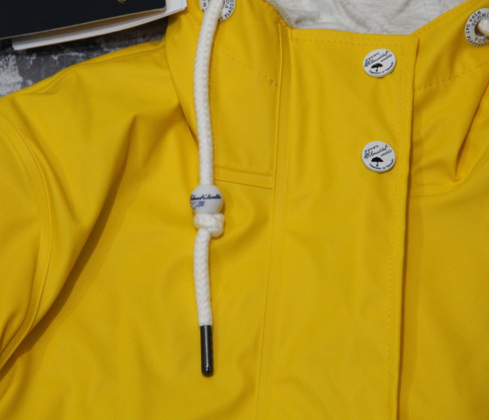 Other Schmuddelwedda Women's Rain Jacket YELLOW Size S / US 4 / IT 40 - 9 Thumbnail