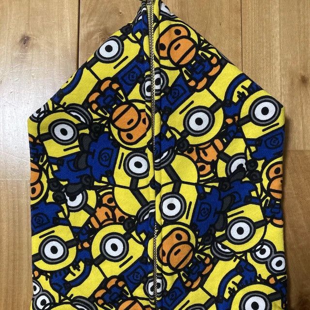 Bape BAPE × MINIONS Milo full zip hoodie a bathing ape Size US L / EU 52-54 / 3 - 4 Thumbnail
