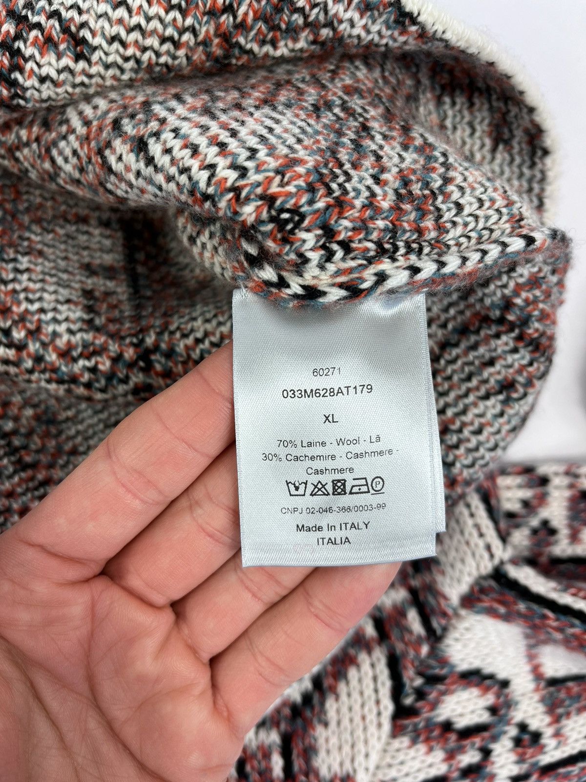 Dior DIOR OBLIQUE KNIT JUMPER Size US XL / EU 56 / 4 - 5 Thumbnail