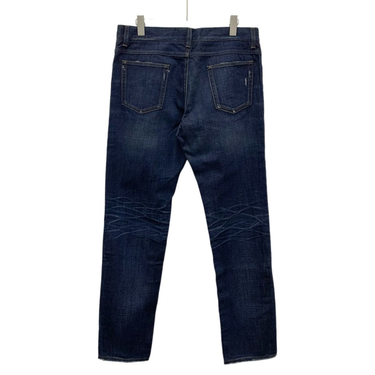 Dolce & Gabbana Dolce Gabbana Dark Blue Vintage Distressed Denim Pants K26WX Size US 36 / EU 52 - 2 Thumbnail