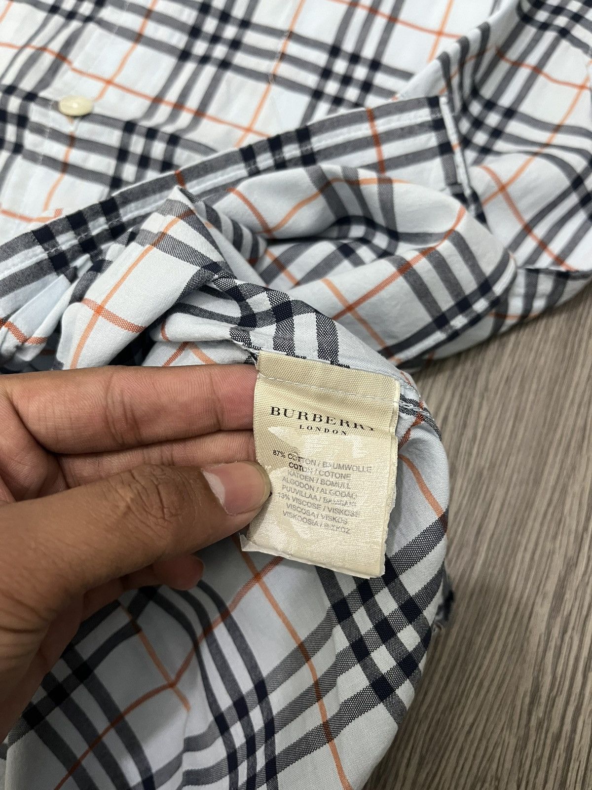 Burberry Burberry Nova Check short shirt Size US XL / EU 56 / 4 - 7 Thumbnail