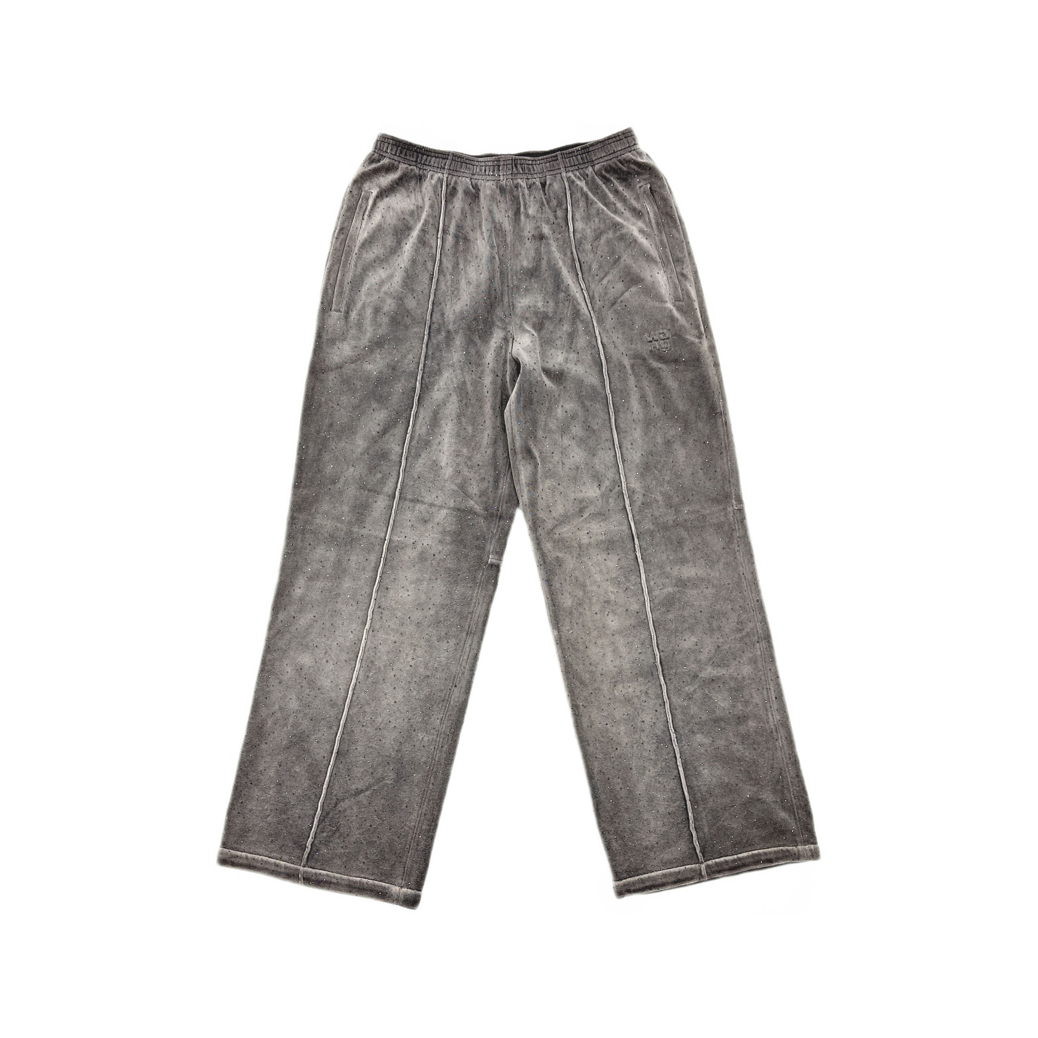 Alexander Wang Alexander Wang Rhinestone Velour Pants Size M Size 28" / US 6 / IT 42 - 1 Thumbnail