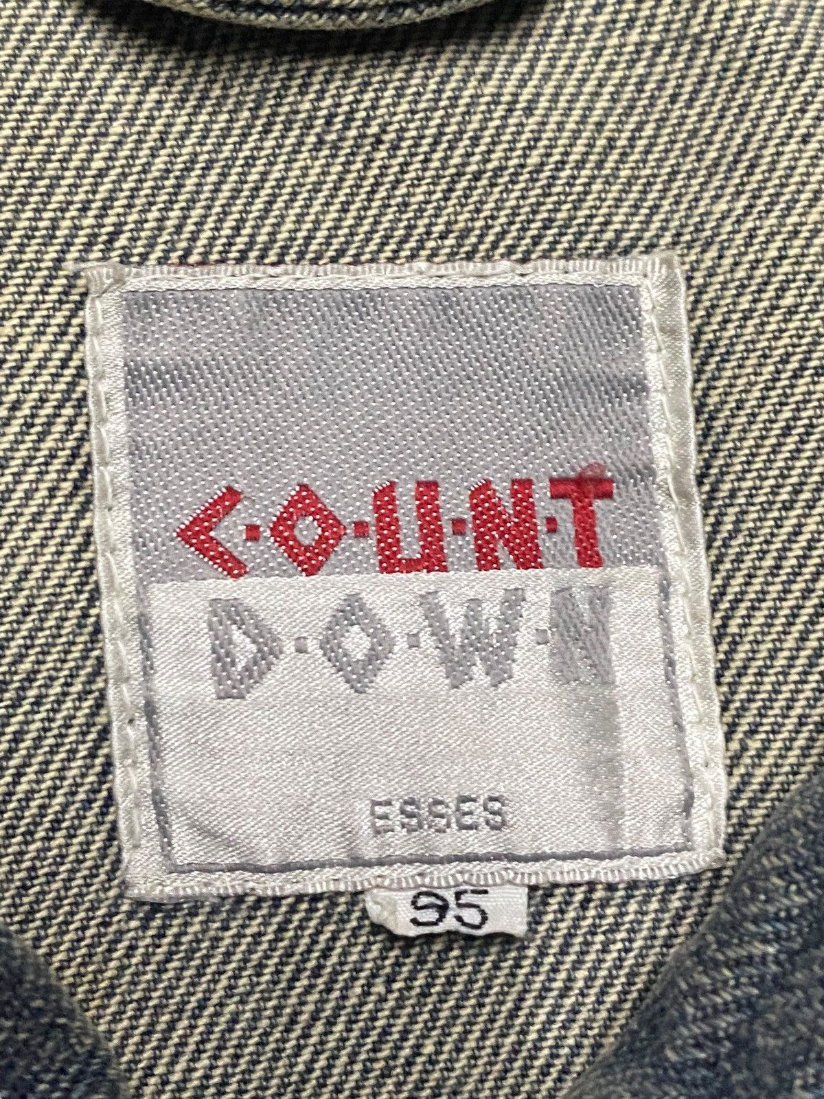 Japanese Brand Vintage Denim Jacket Countdown Bleach Mud Wash Size US S / EU 44-46 / 1 - 9 Thumbnail
