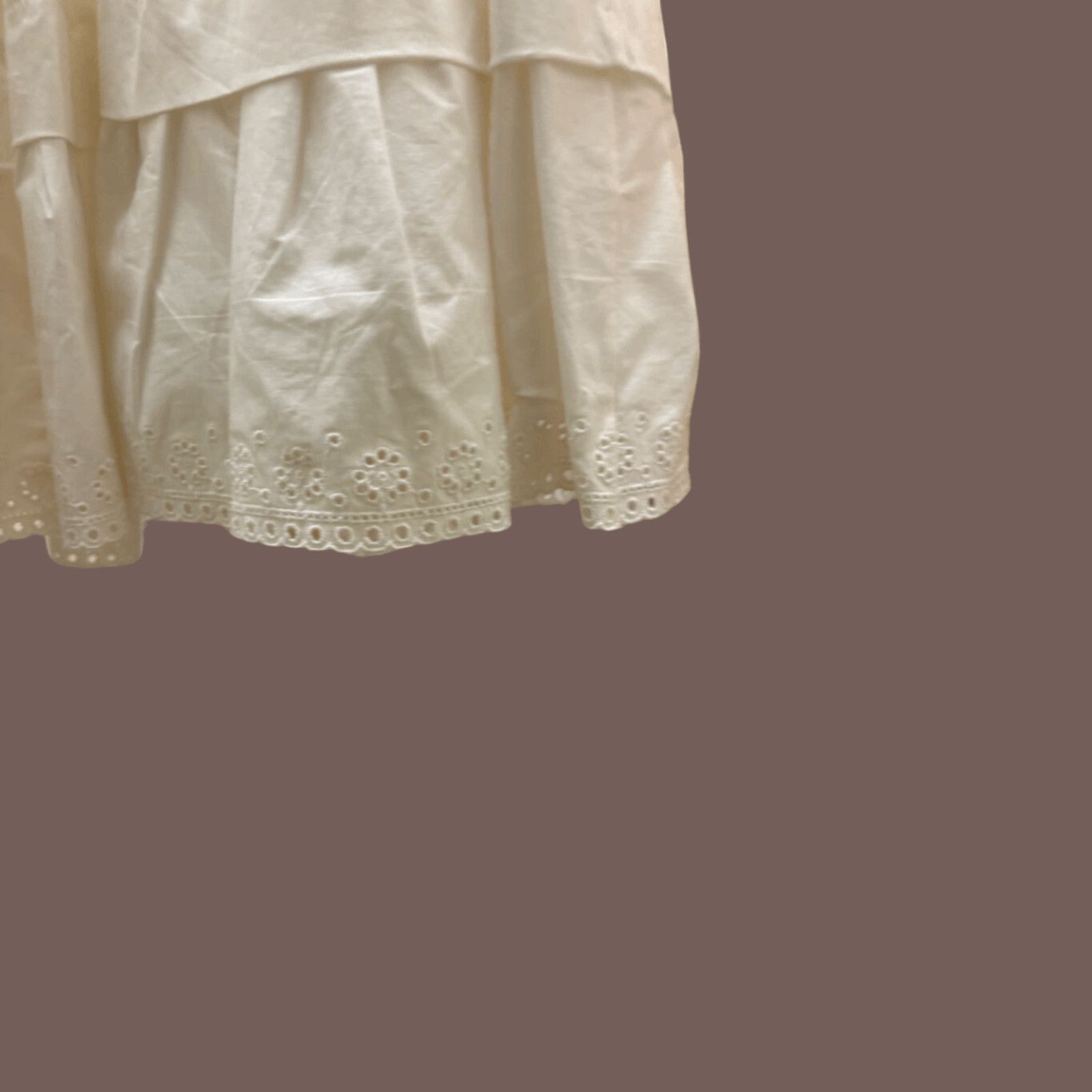 Betsey Johnson VTG Bustier Dress | Betsey Johnson White Eyelet Y2K Coquette Size XS / US 0-2 / IT 36-38 - 6 Thumbnail
