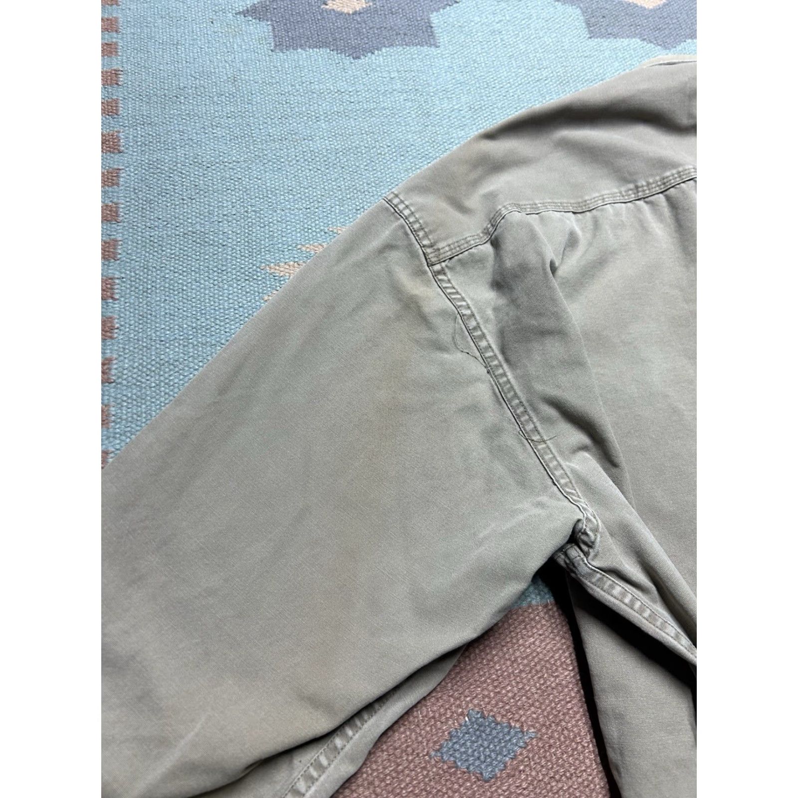 Vintage VINTAGE Cabela's Button-Up Shirt Long Sleeve Canvas Gray Outdoor XL Tall Mens Size US XL / EU 56 / 4 - 8 Thumbnail