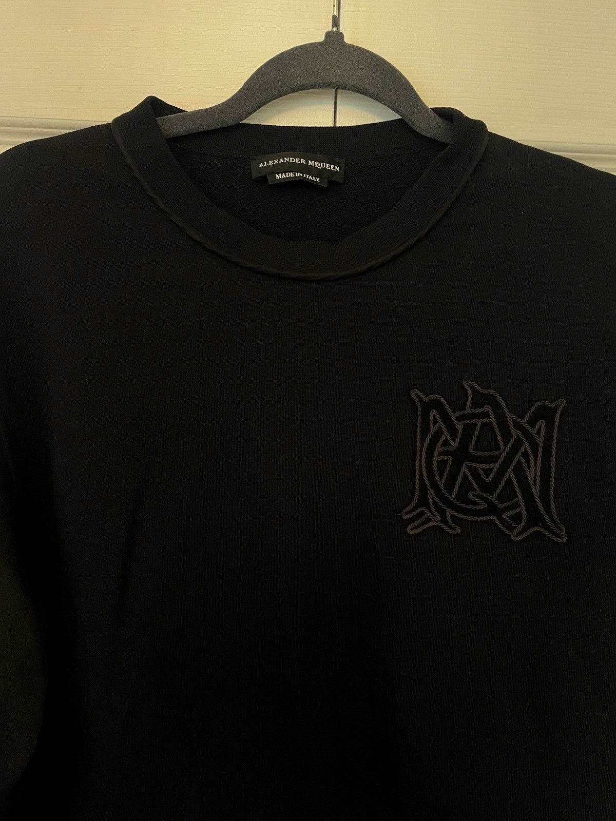Alexander McQueen × McQ Alexander McQueen Alexander Mcqueen FW16 Logo Silk Sleeves Crewneck Men’s L Size US L / EU 52-54 / 3 - 4 Thumbnail