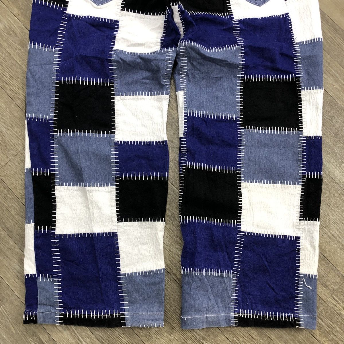 Cross Colours RARE💥 Cross Colours Patchworks JNCO Style Baggy Pants Size US 34 / EU 50 - 11 Thumbnail
