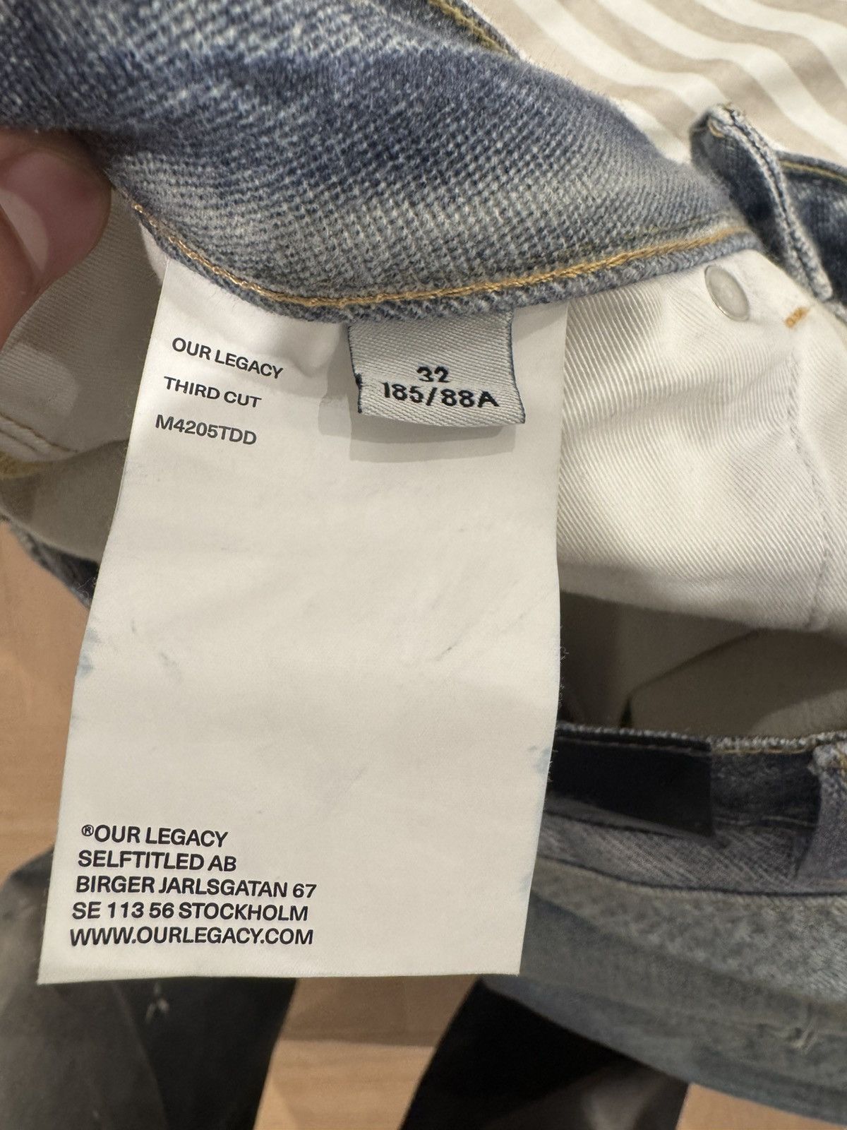 Our Legacy Our Legacy Third cut digital denim Size US 32 / EU 48 - 5 Thumbnail