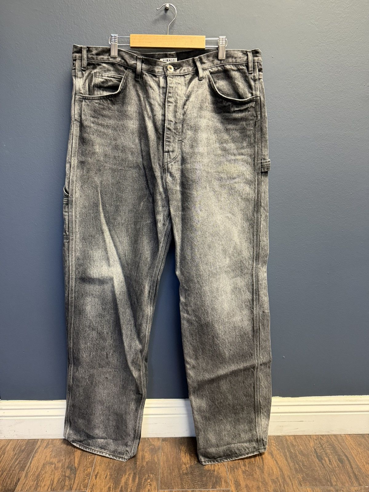 Auralee auralee heavy fade painter denim sz 6 Size US 36 / EU 52 - 1 Thumbnail