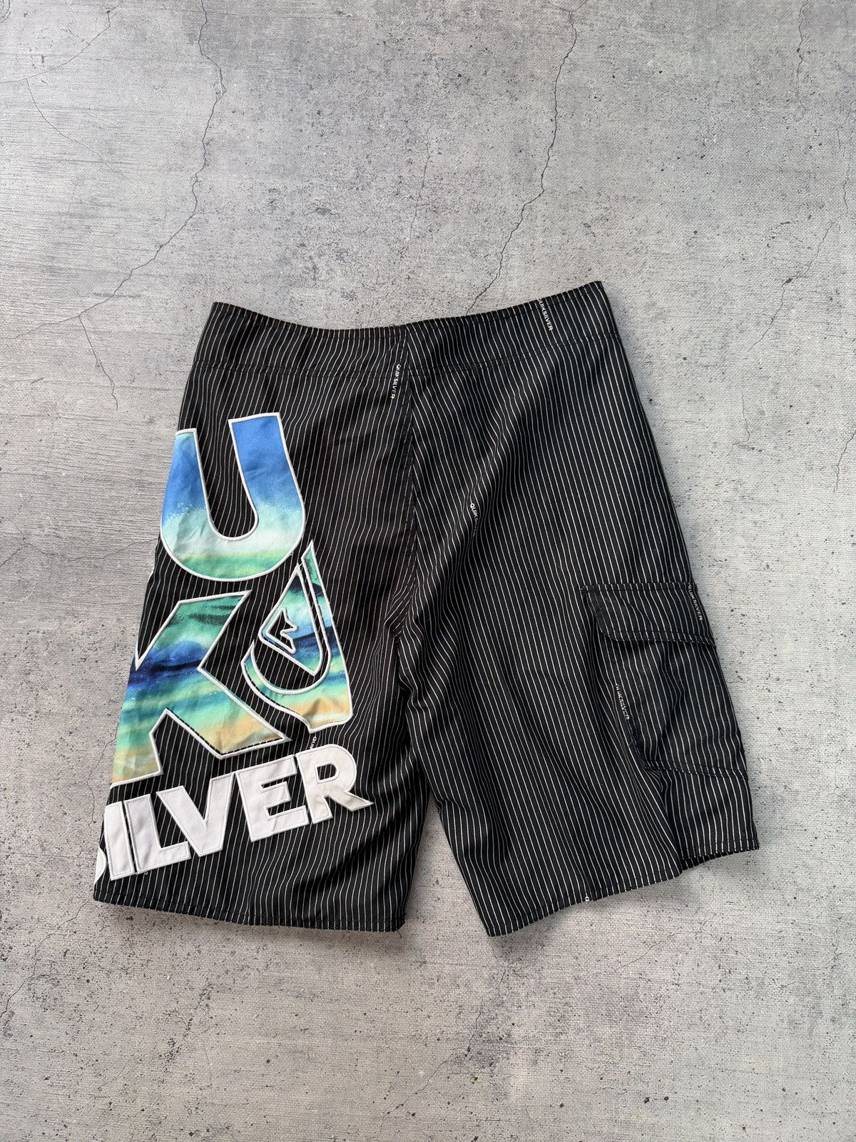 Quiksilver Vintage Quicksilver shorts big logo size М (32) Size US 32 / EU 48 - 2 Thumbnail