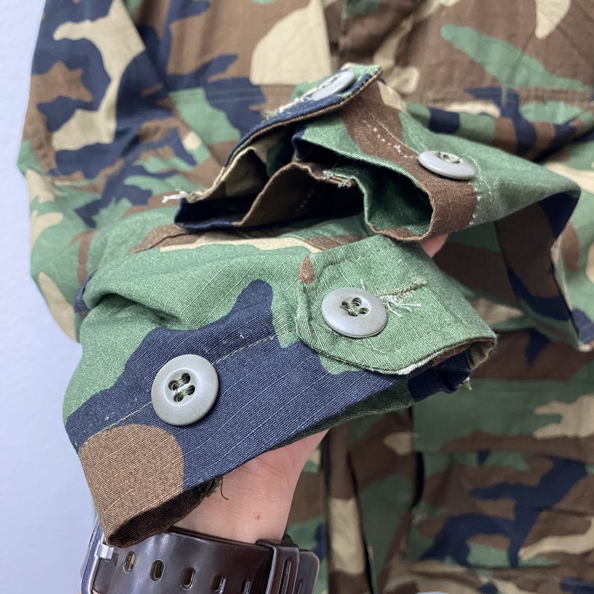 Vintage Deadstock Vintage 80s US Military Woodland Camouflage Jacket Size US M / EU 48-50 / 2 - 6 Thumbnail