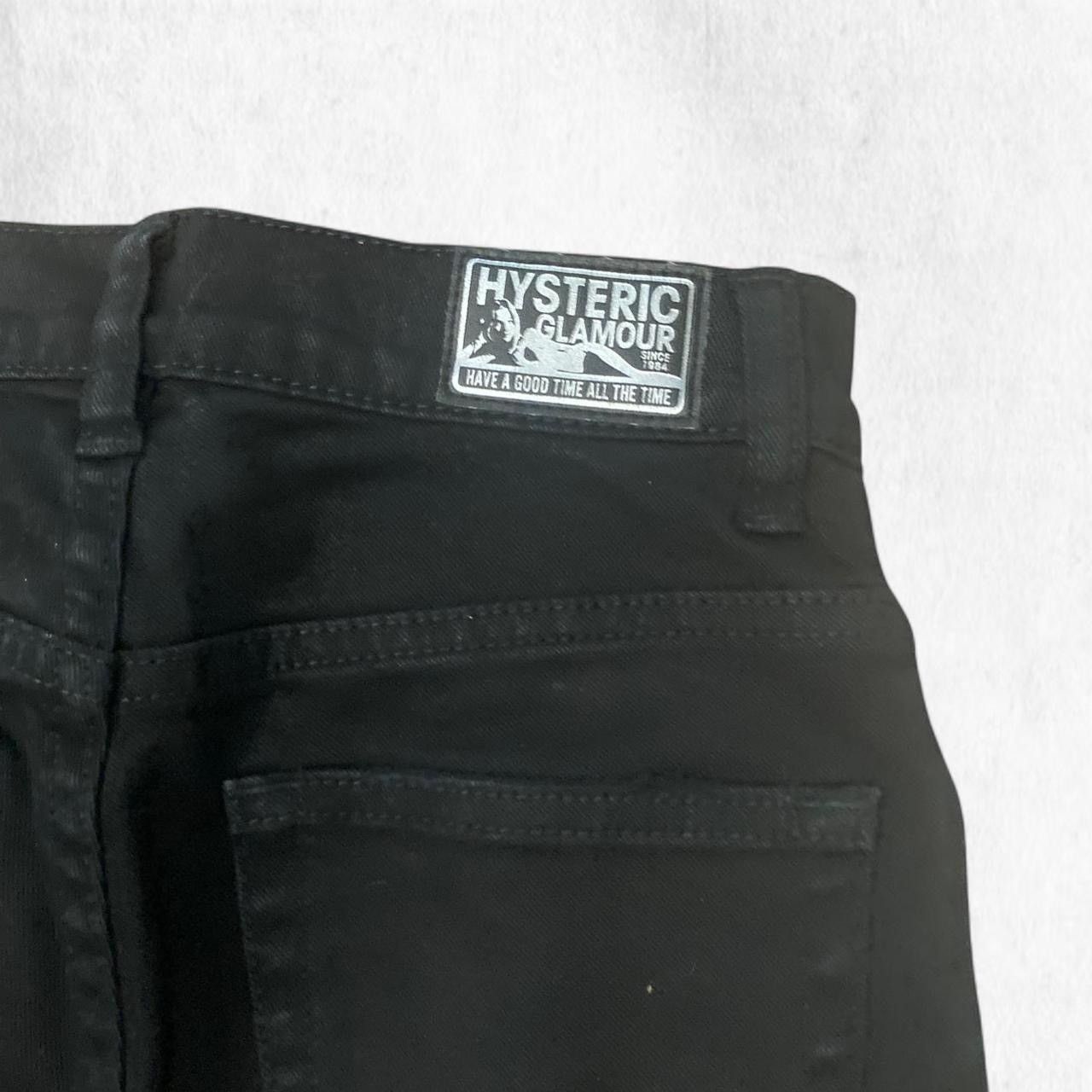 Hysteric Glamour Hysteric Glamour black denim jeans with silver studs Size 23" - 8 Thumbnail