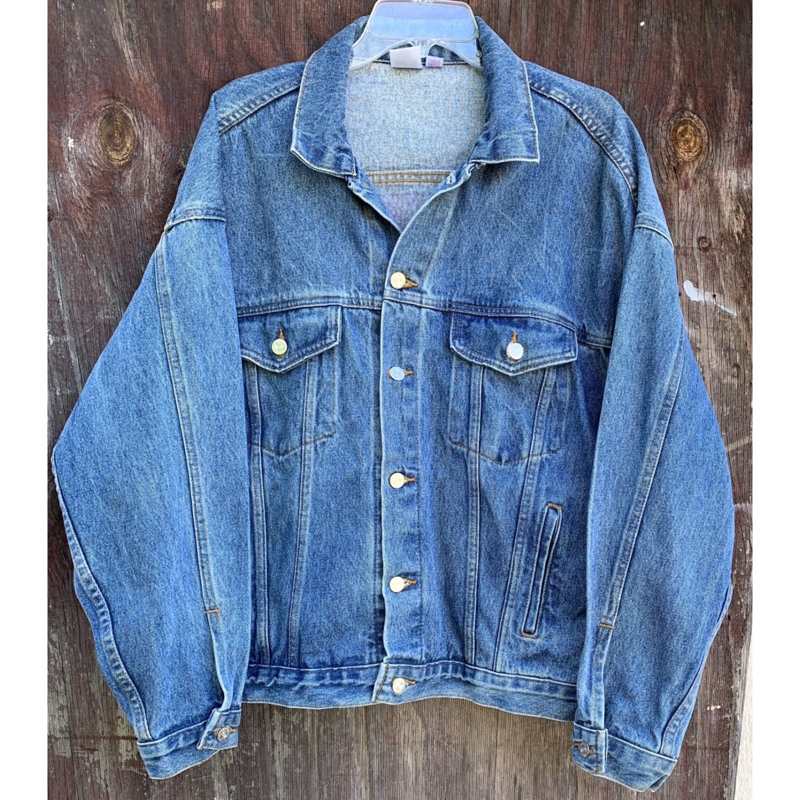 Vintage VINTAGE Golden State Warriors Embossed Denim Jacket Trucker Jean Made In USA Size L Size US 33 - 3 Thumbnail