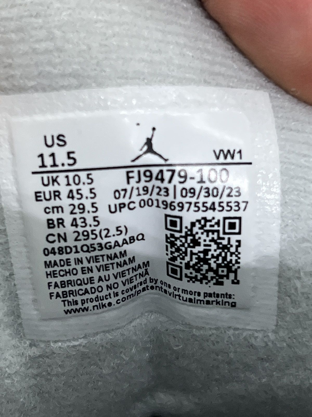 Jordan Brand Air Jordan 3 Craft Ivory Sz. 11.5 (2024) Size US 11.5 / EU 44-45 - 9 Thumbnail