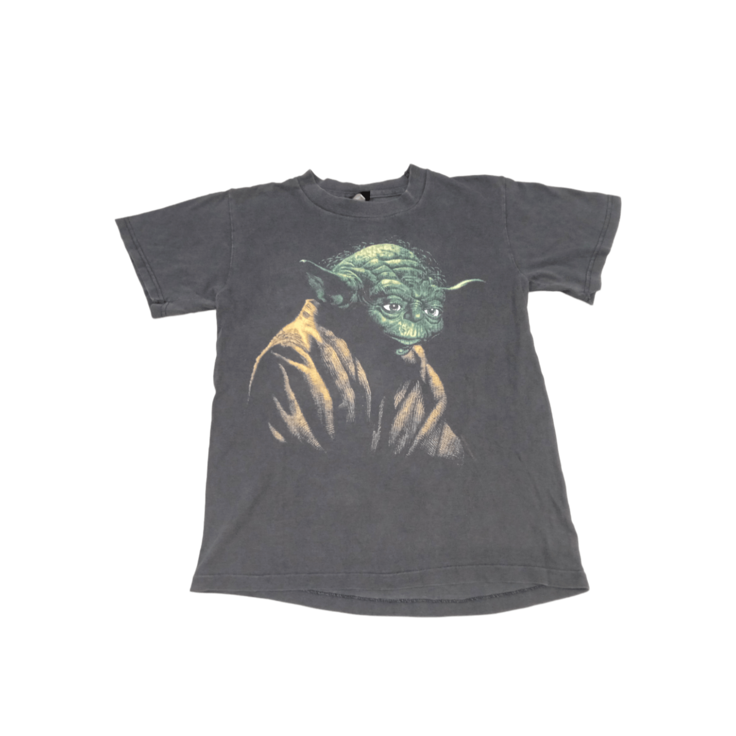 Star Wars Vintage 90s Star Wars Yoda T Shirt Distressed Baby Tee Size US XXS / EU 40 - 1 Thumbnail