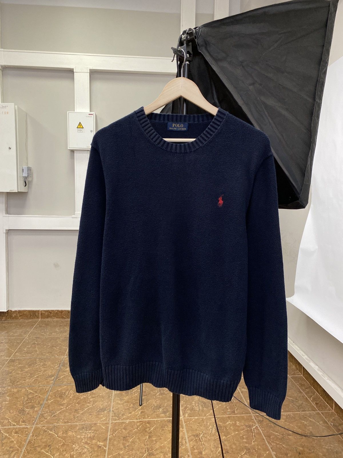 Polo Ralph Lauren 🇺🇸 Vintage Y2K Ralph Lauren Knitted Sweater Rare Retro Aran Size US M / EU 48-50 / 2 - 1 Thumbnail