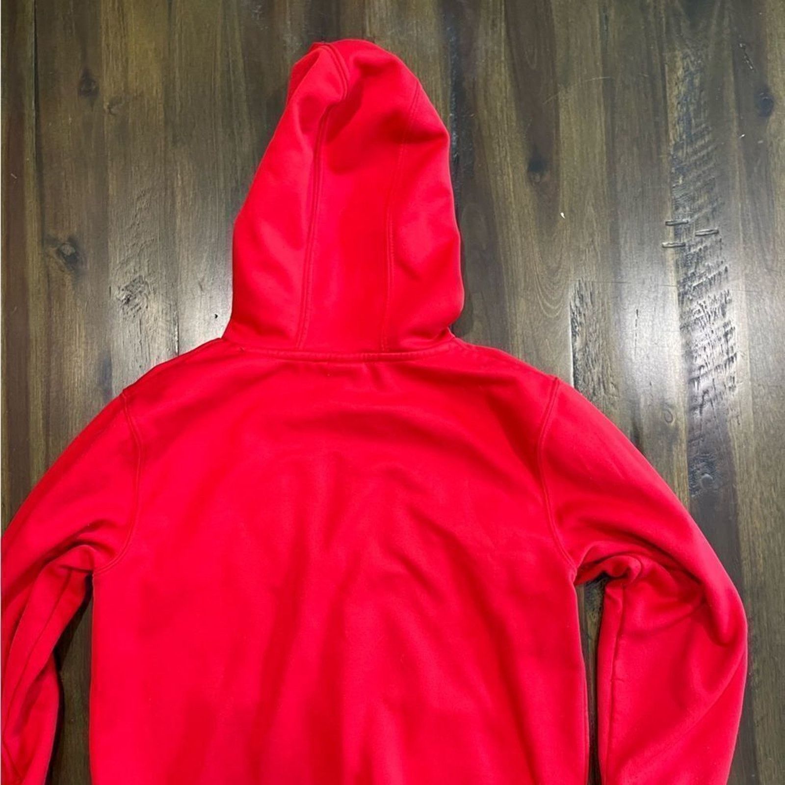 Puma Puma Kids Hoodie Red and Black Fleece - Size S Size S / US 4 / IT 40 - 3 Thumbnail